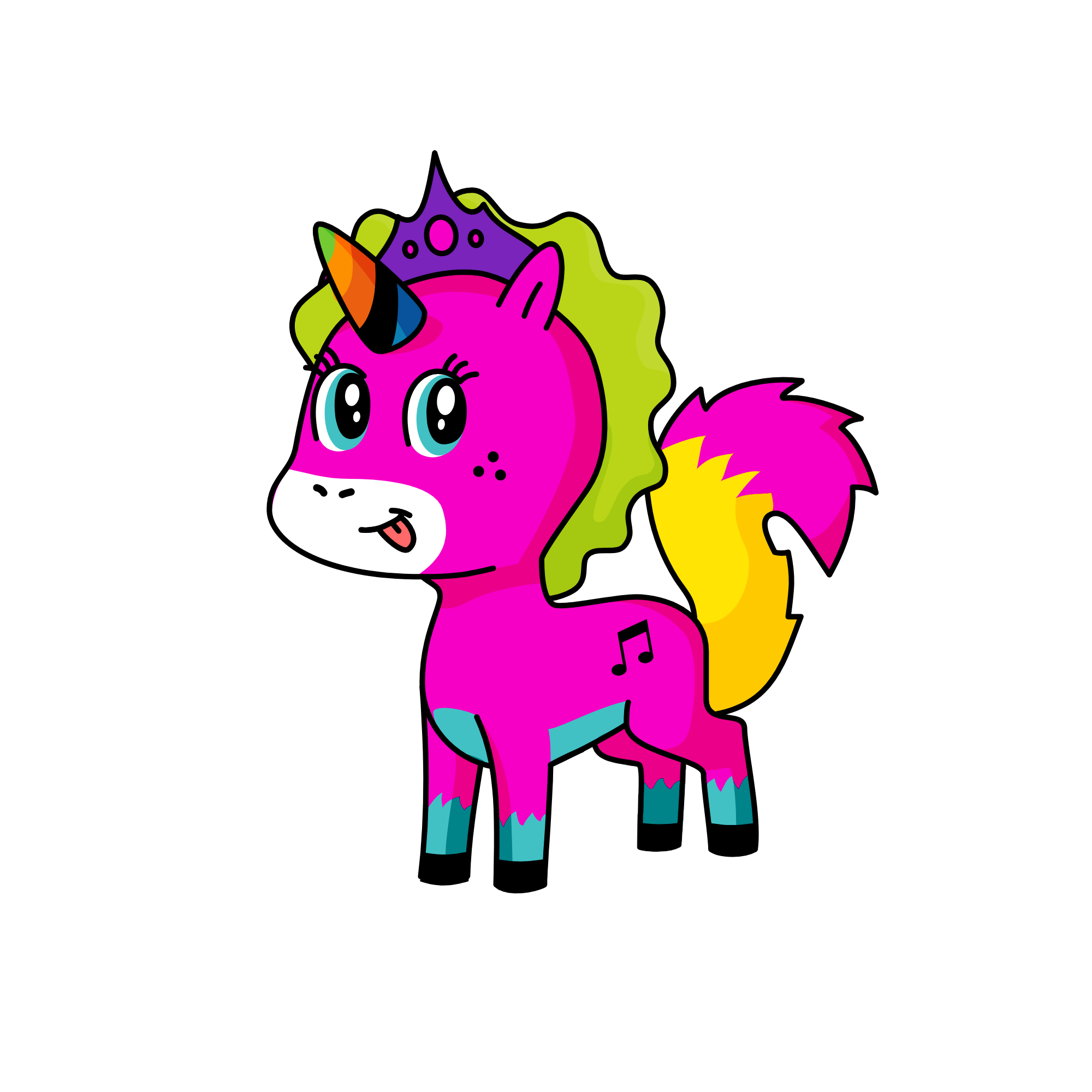princess, the unicorn