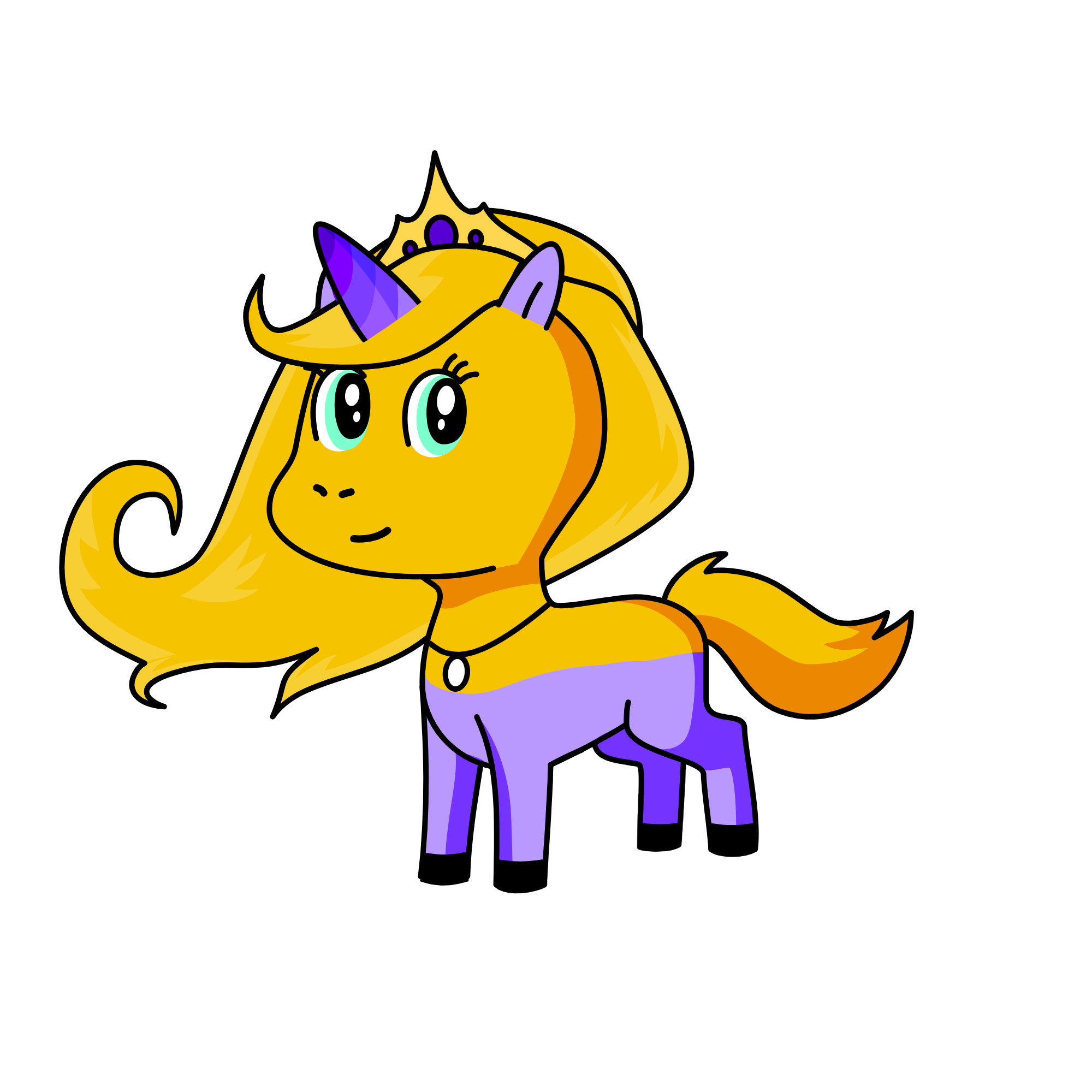 Rapunza, the unicorn