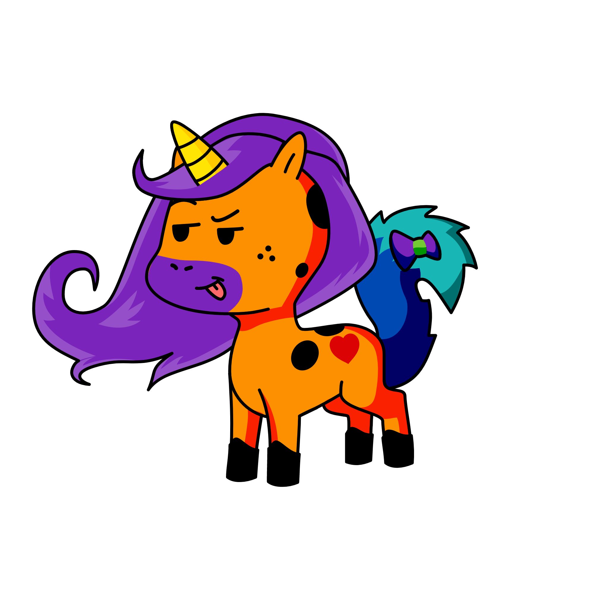 i dont care, the unicorn