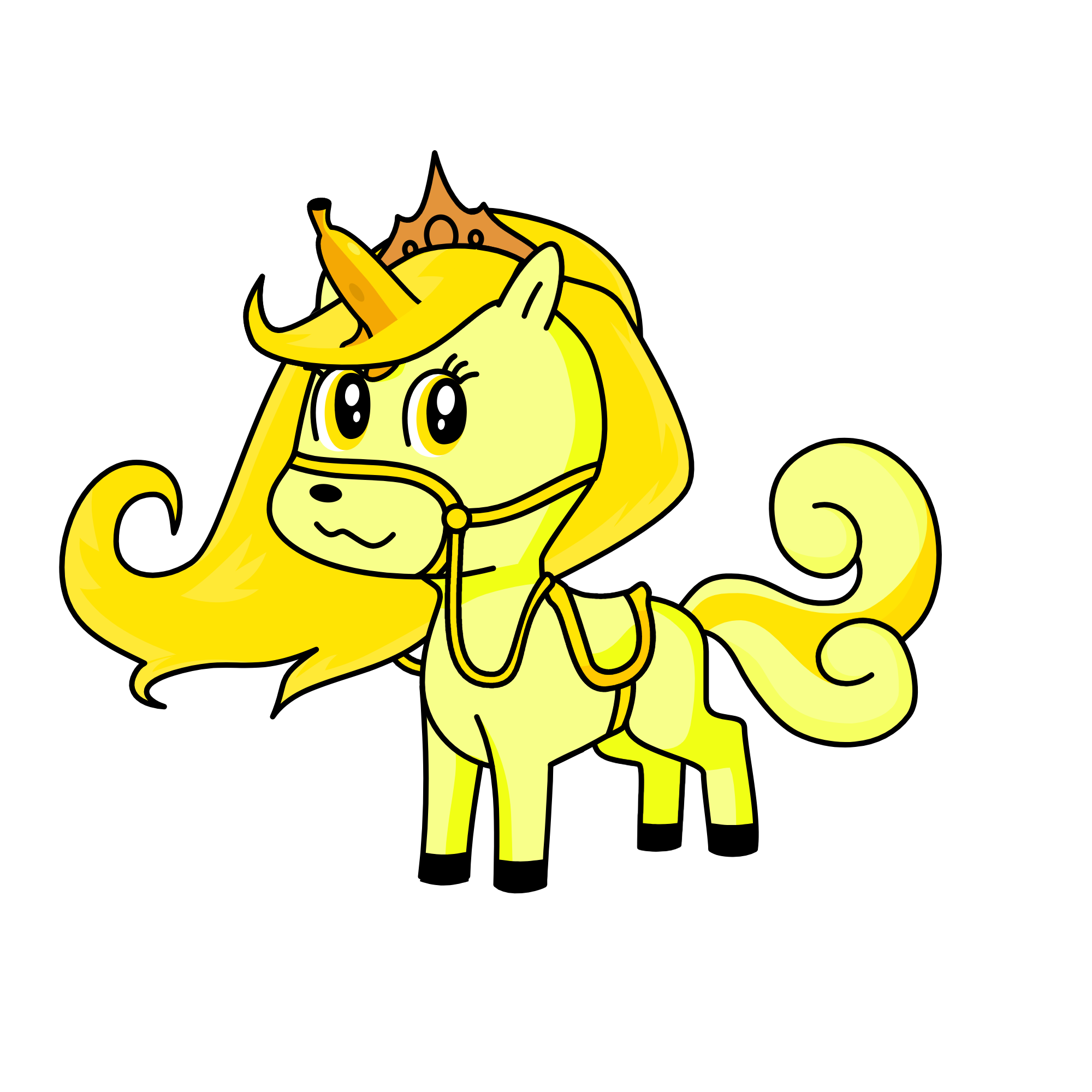 the bannna queen, the unicorn