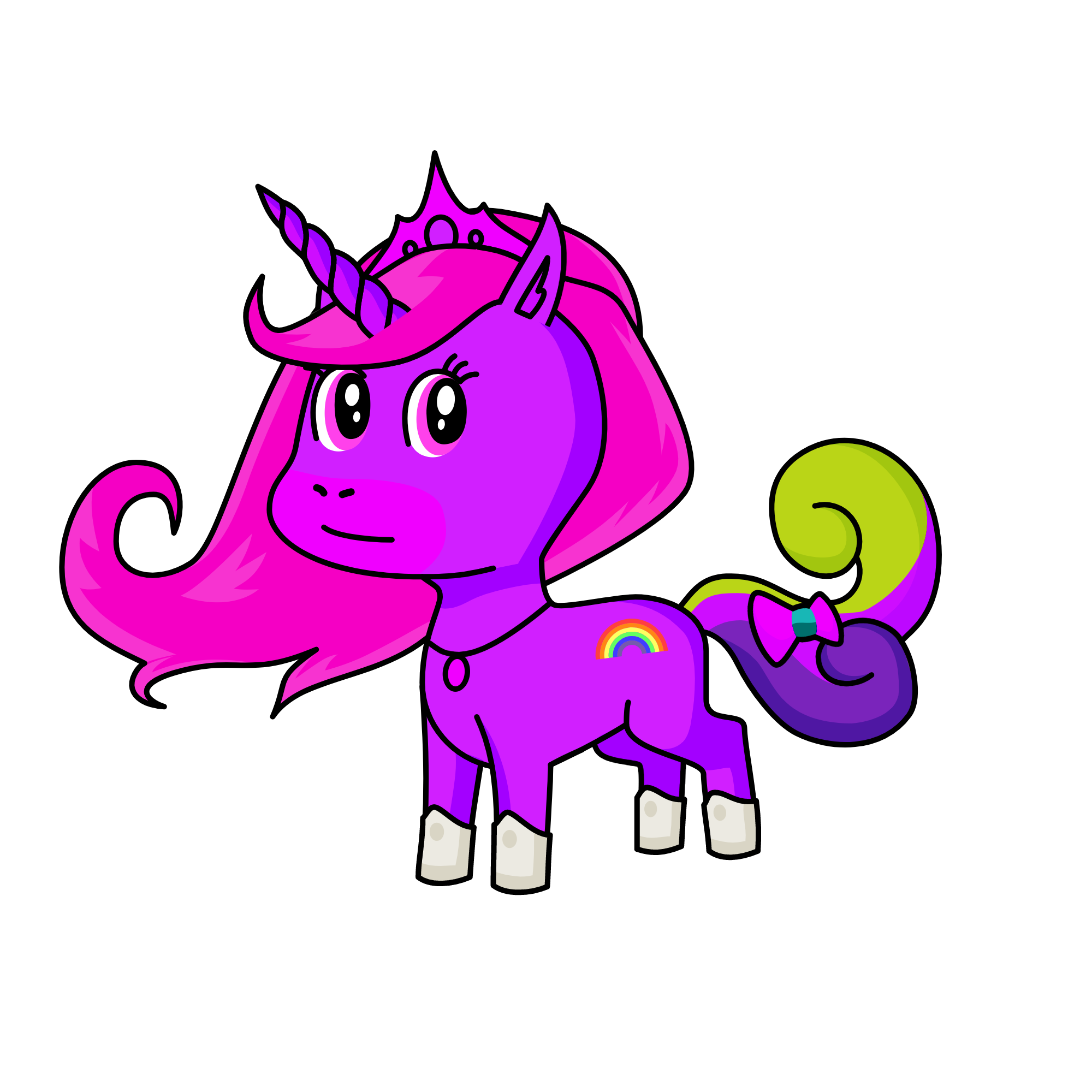 Lady Diva, the unicorn