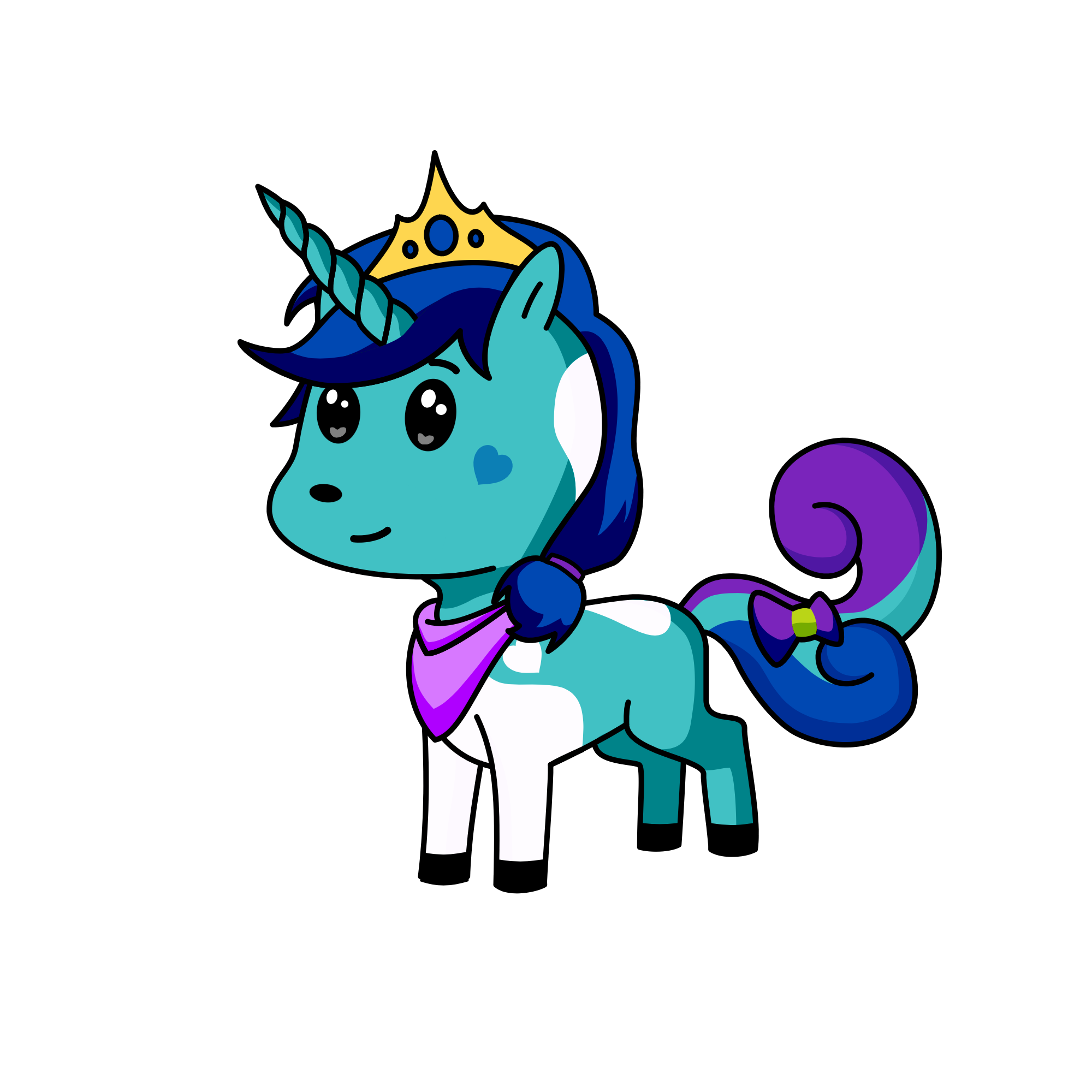 Snowy, the unicorn
