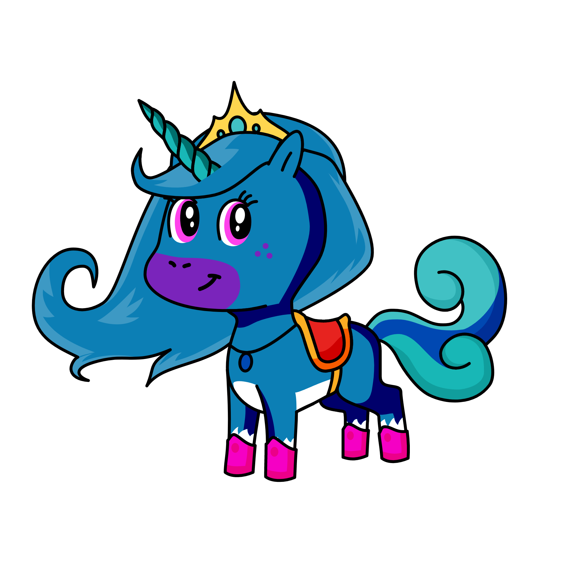 winter, the unicorn