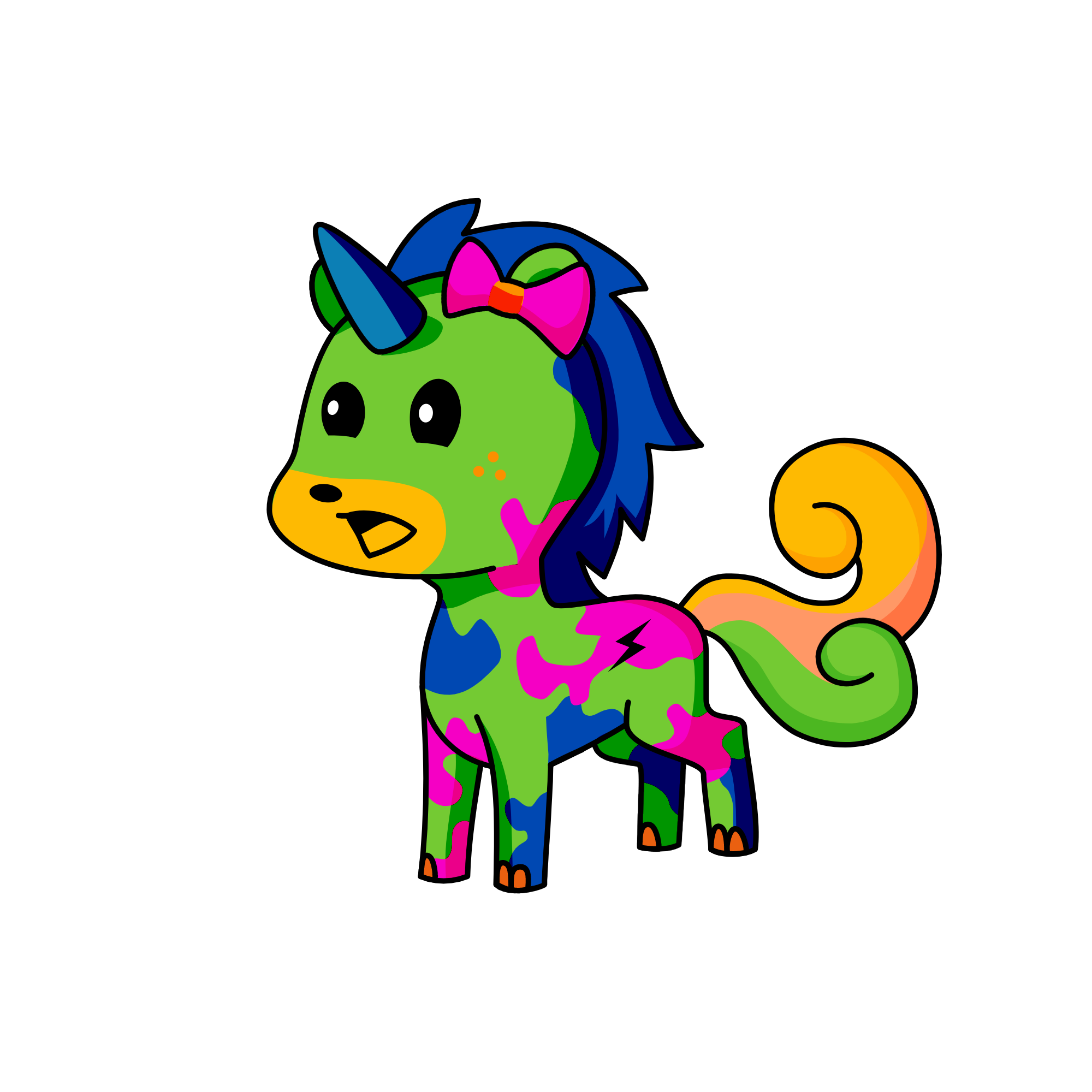 gloworm, the unicorn