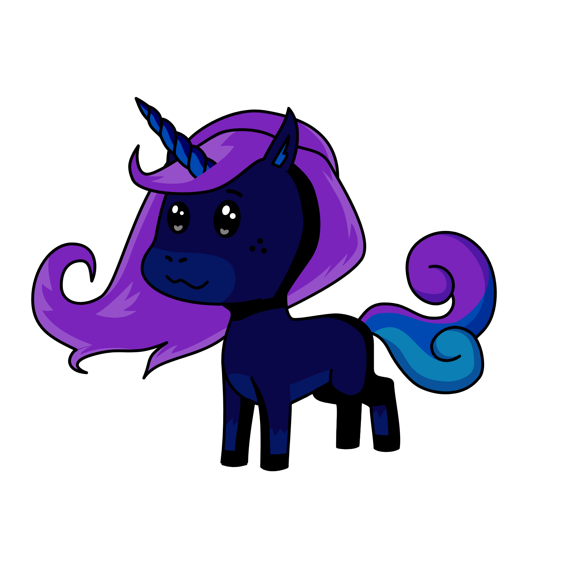 Saphire, the unicorn