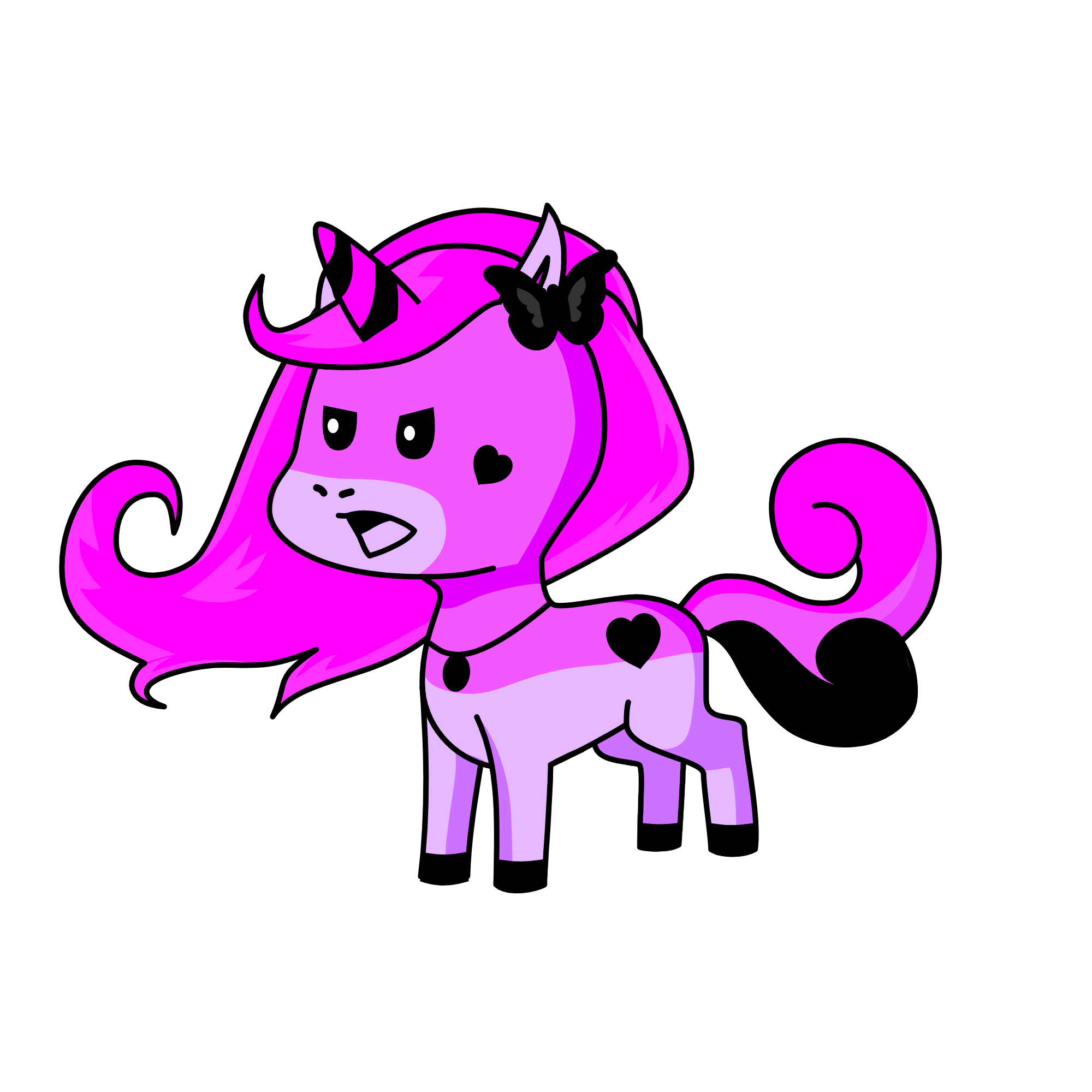 mean angel, the unicorn