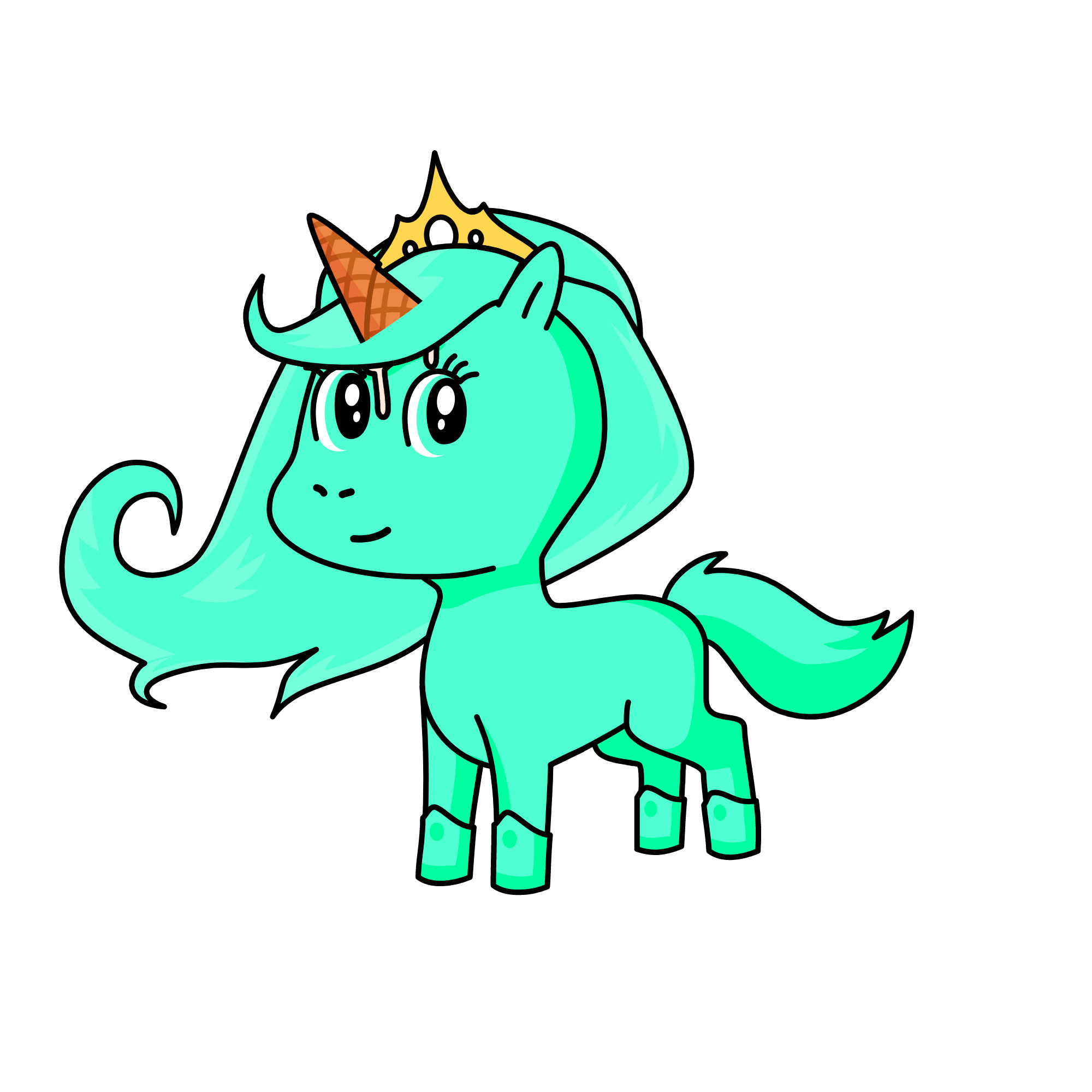 Ocean Queen, the unicorn