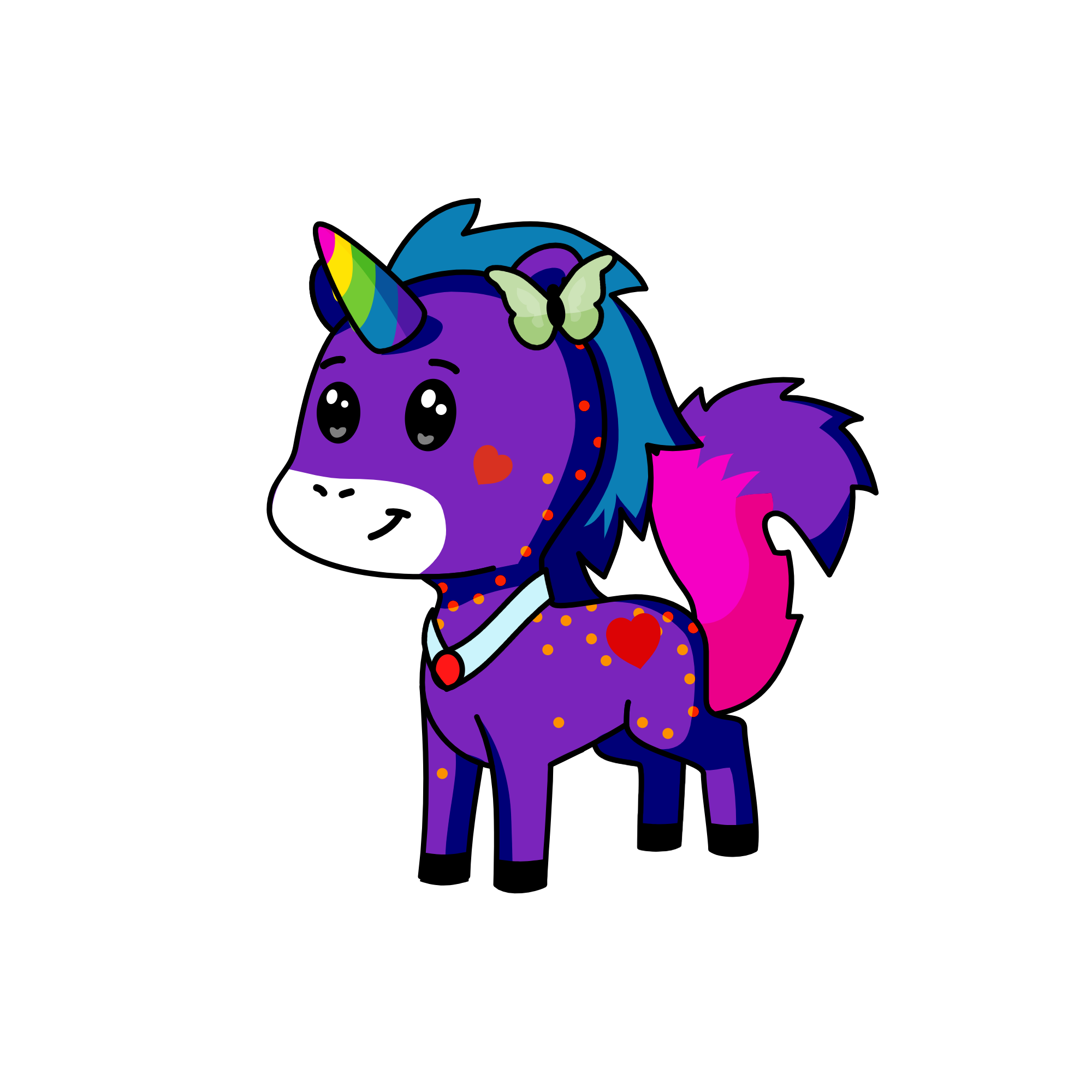 Ginger, the unicorn