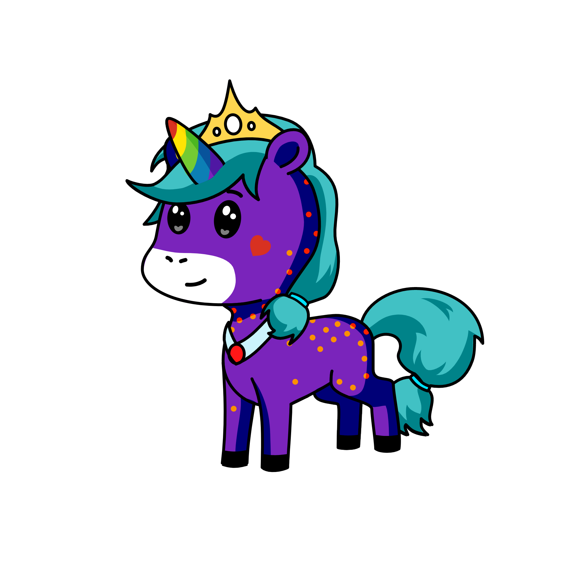 Ginger, the unicorn
