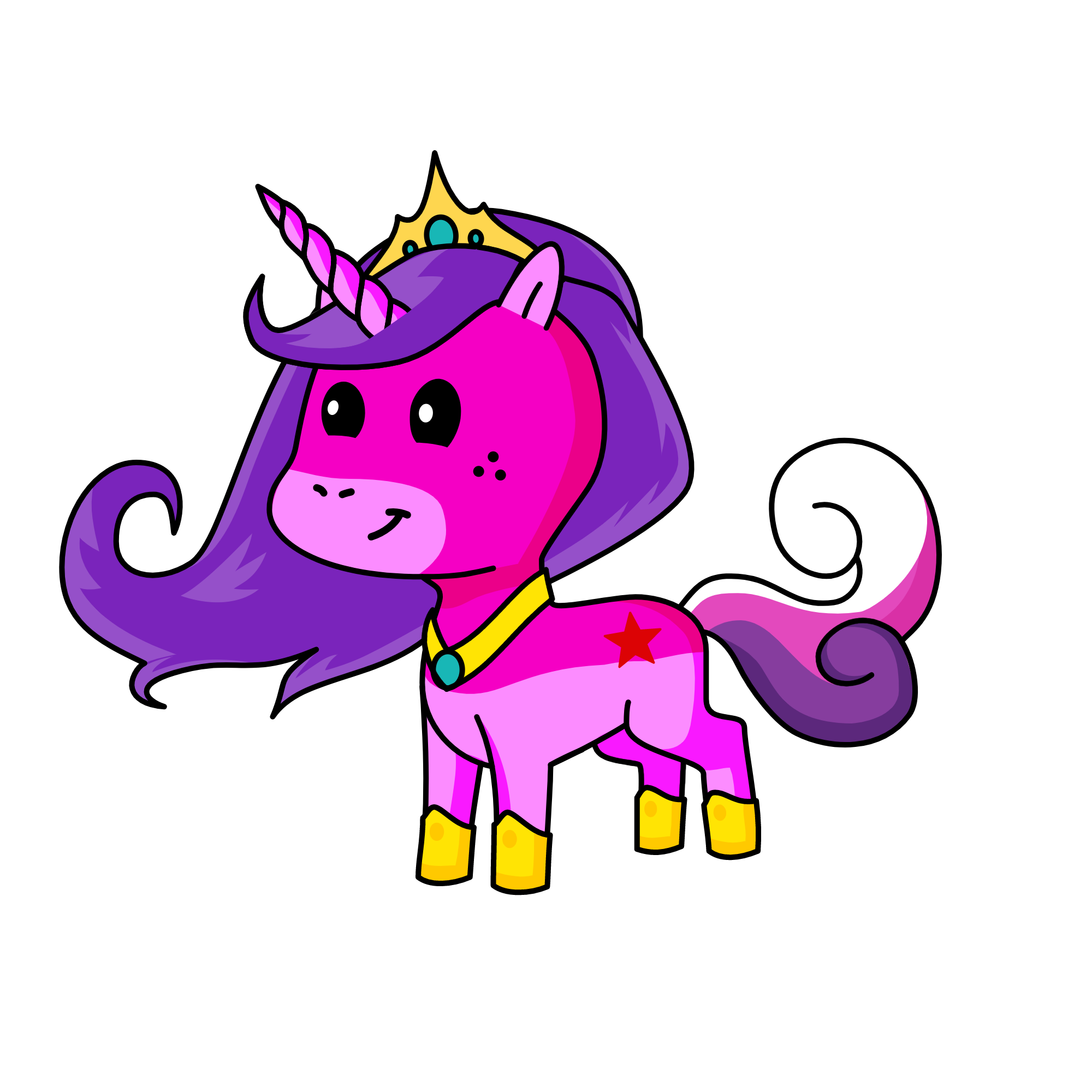 princess, the unicorn