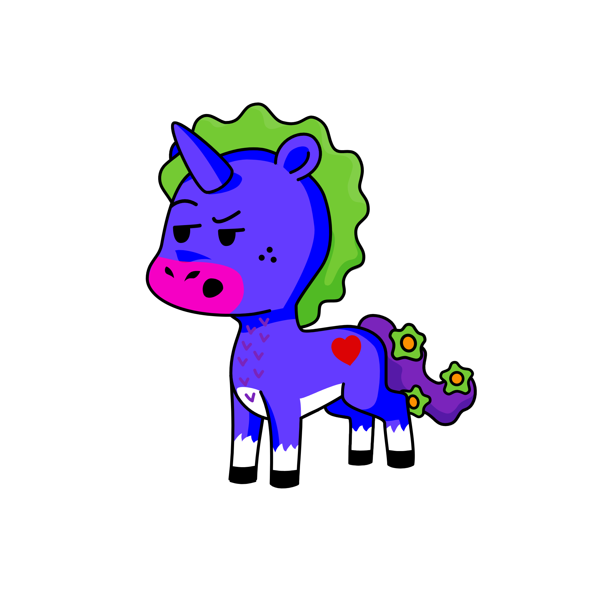 Rude Stomper, the unicorn