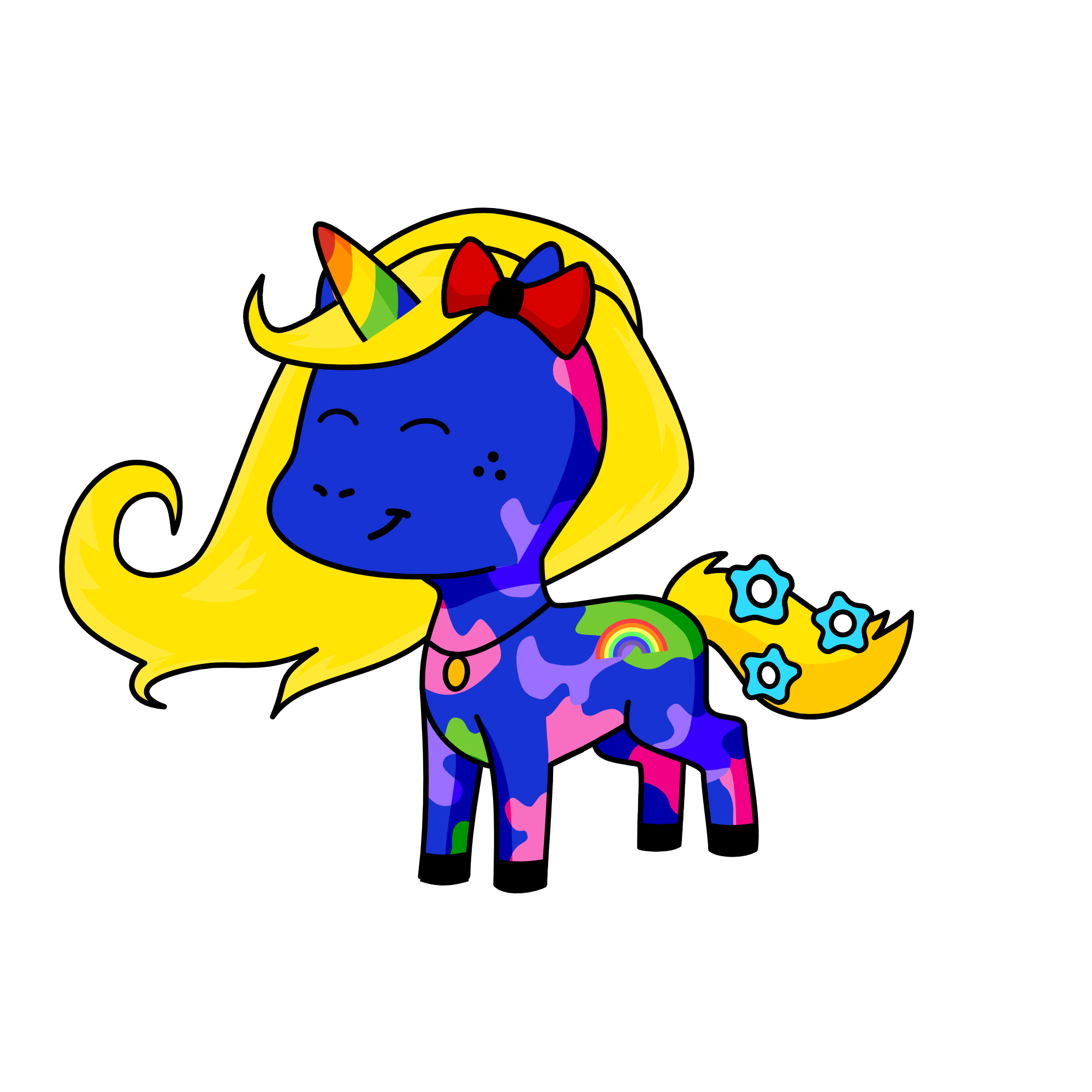 Princess Rainbow, the unicorn