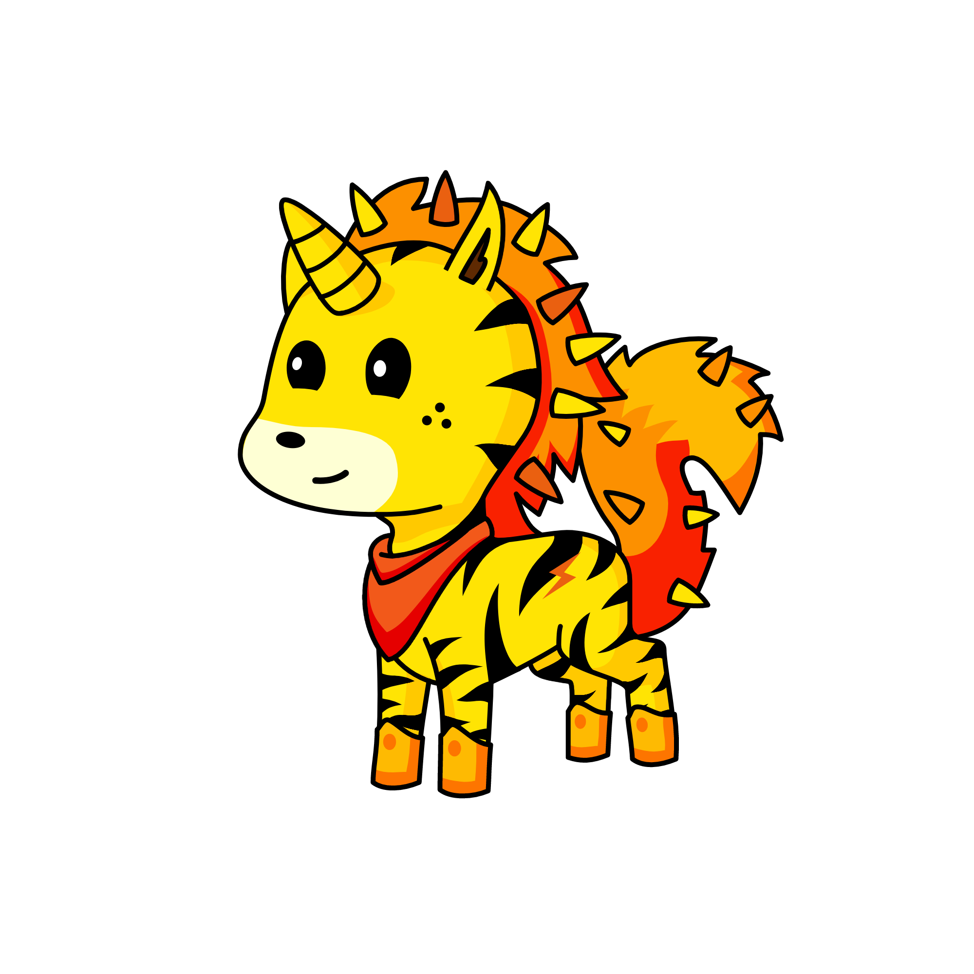 Foxy wild, the unicorn