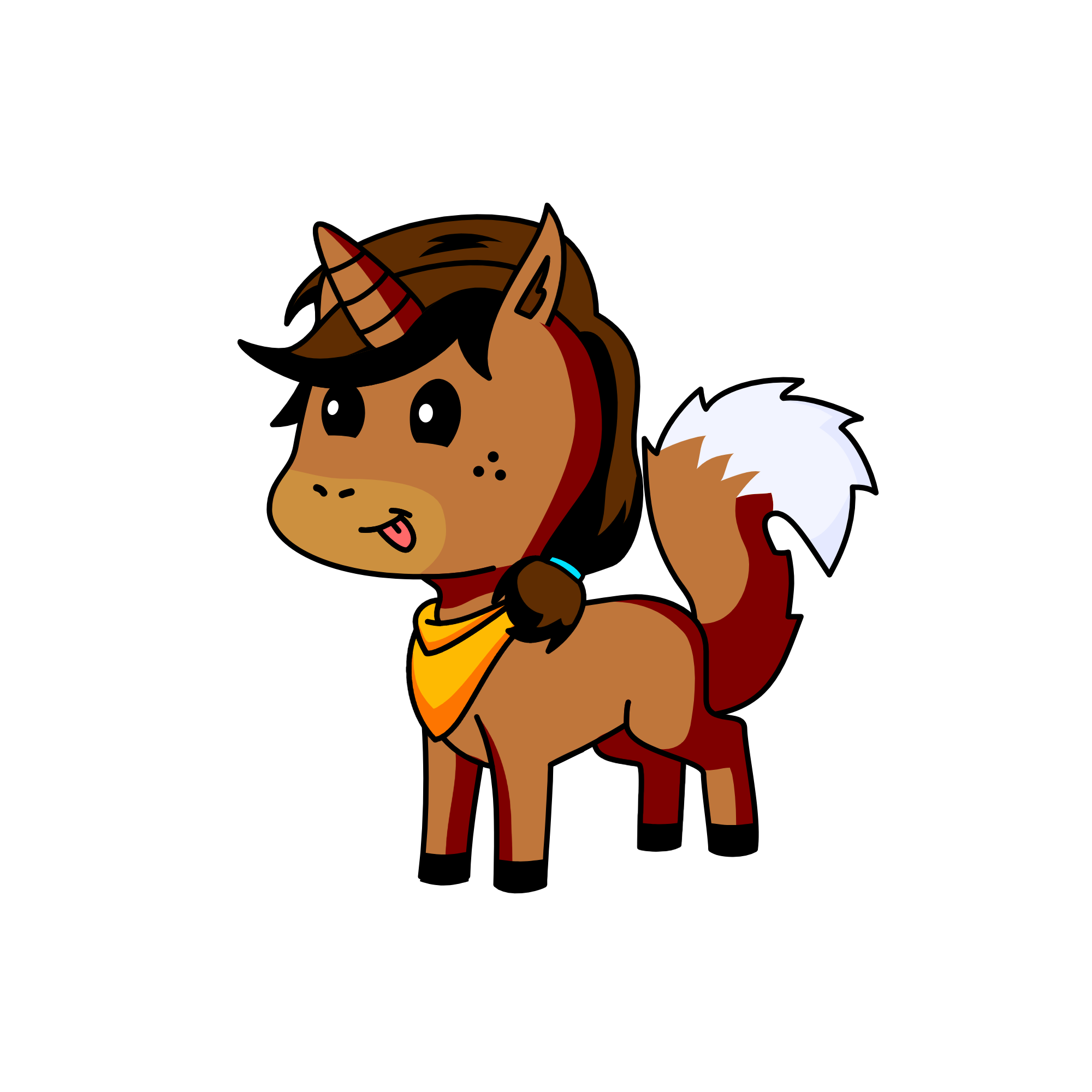 Gingersnap, the unicorn