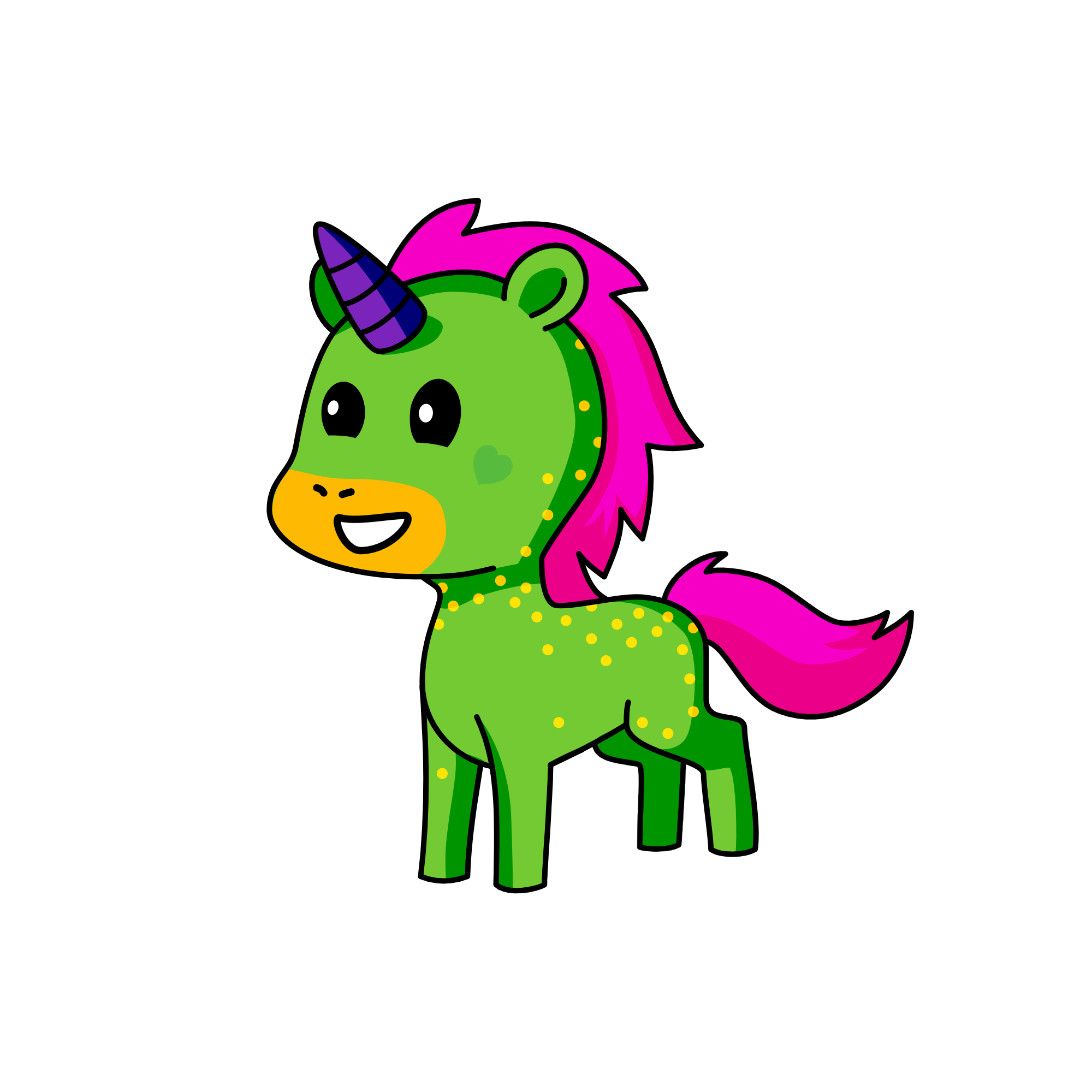 Deama, the unicorn