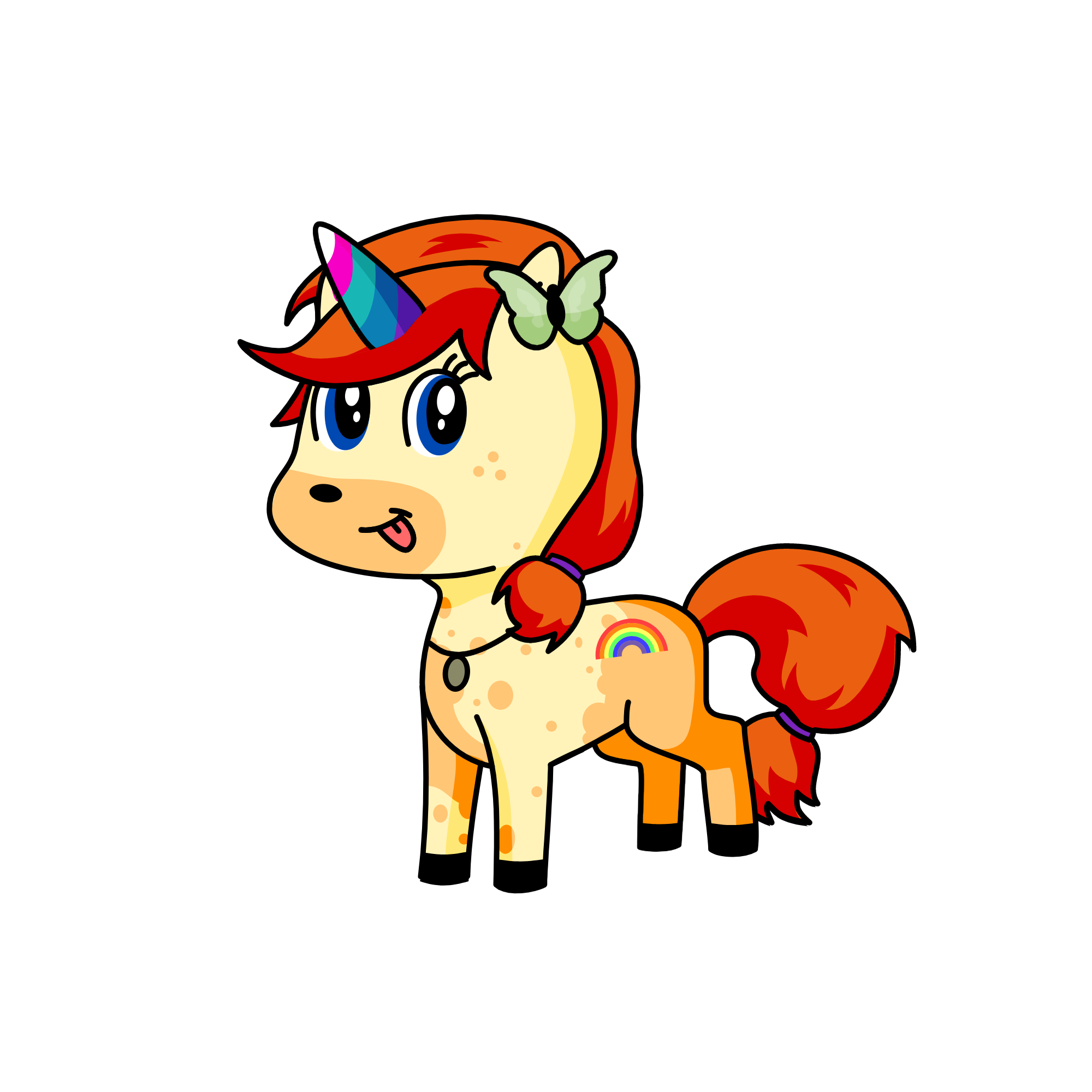 Audrey ( me as a unicorn), the unicorn