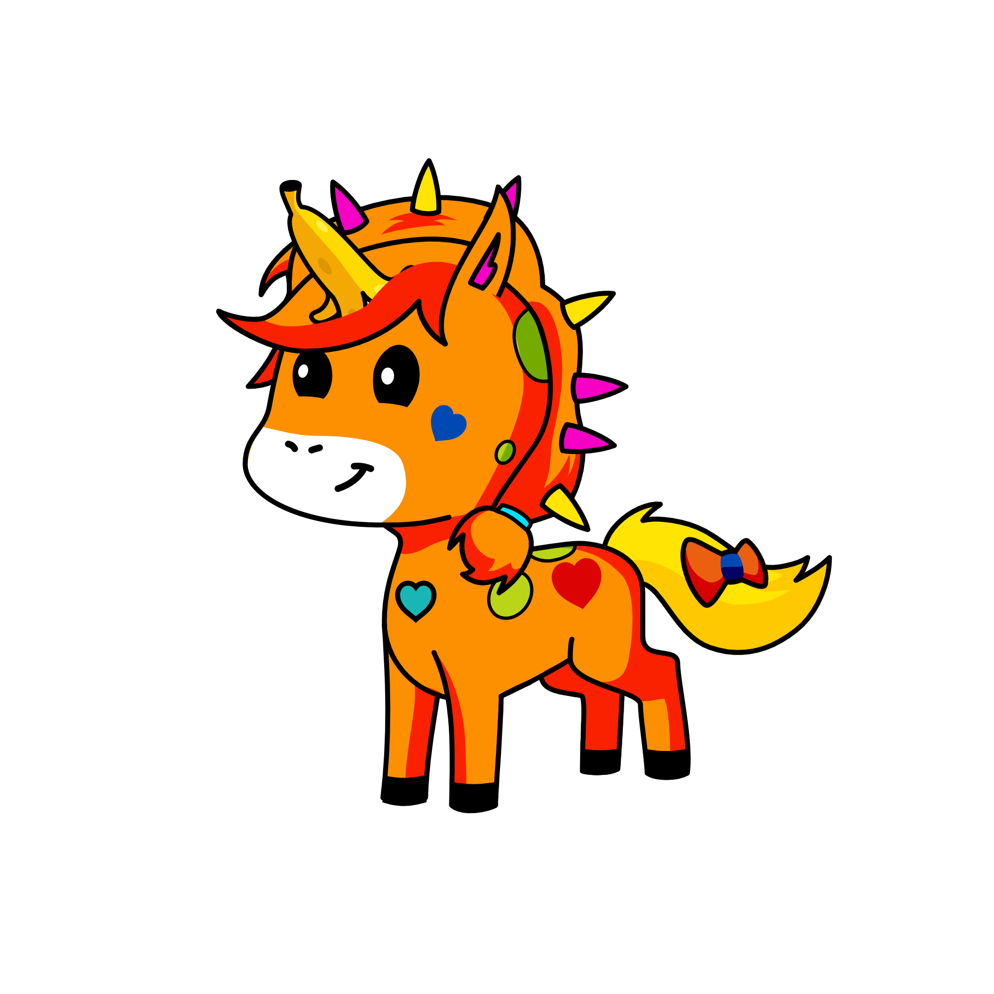 The warm unicorn, the unicorn