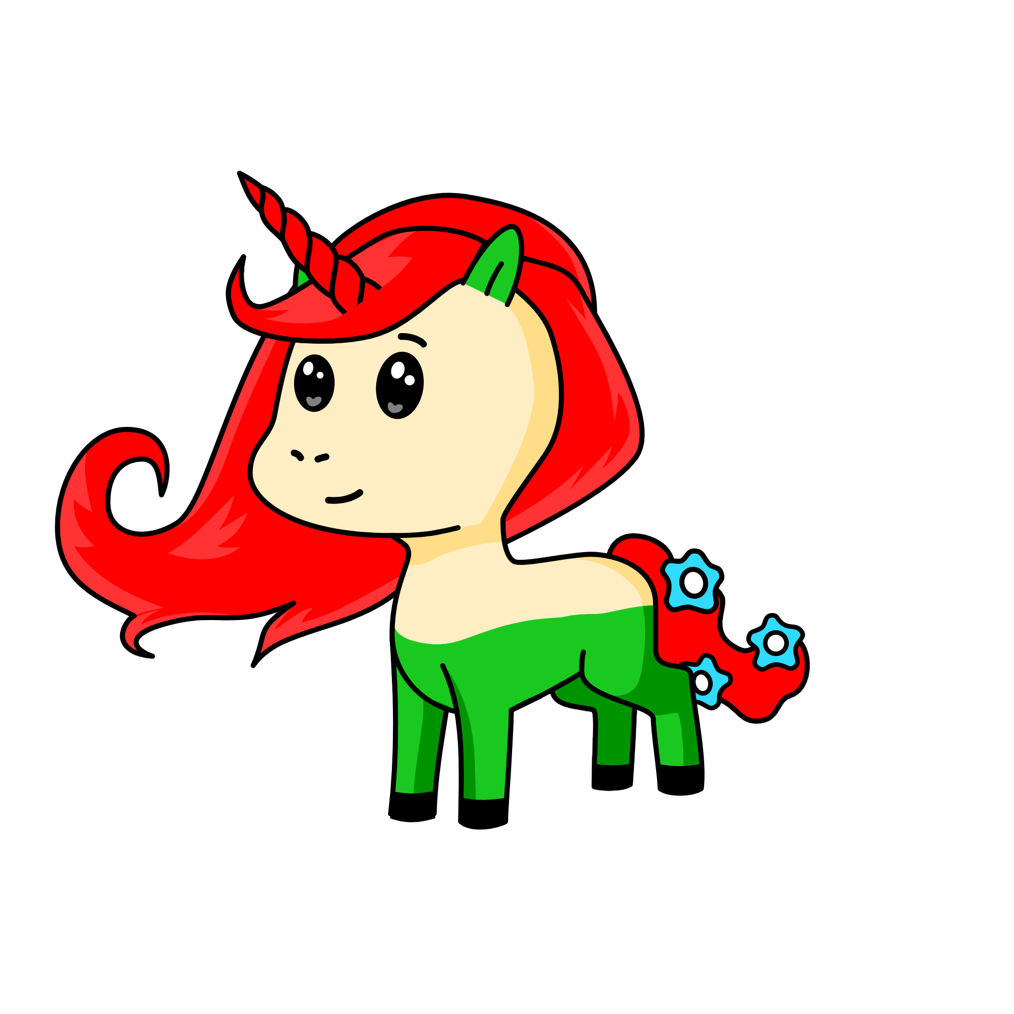 Ariel, the unicorn