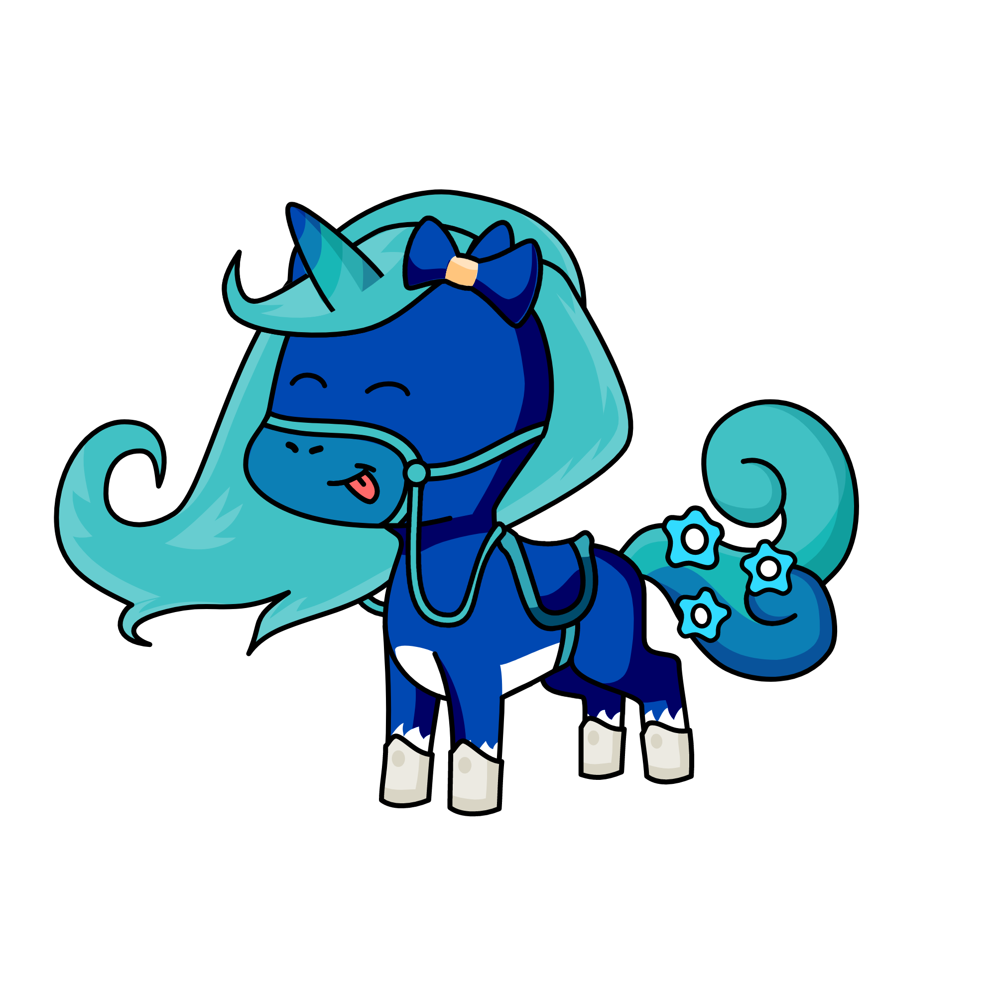 Indigo Moon, the unicorn