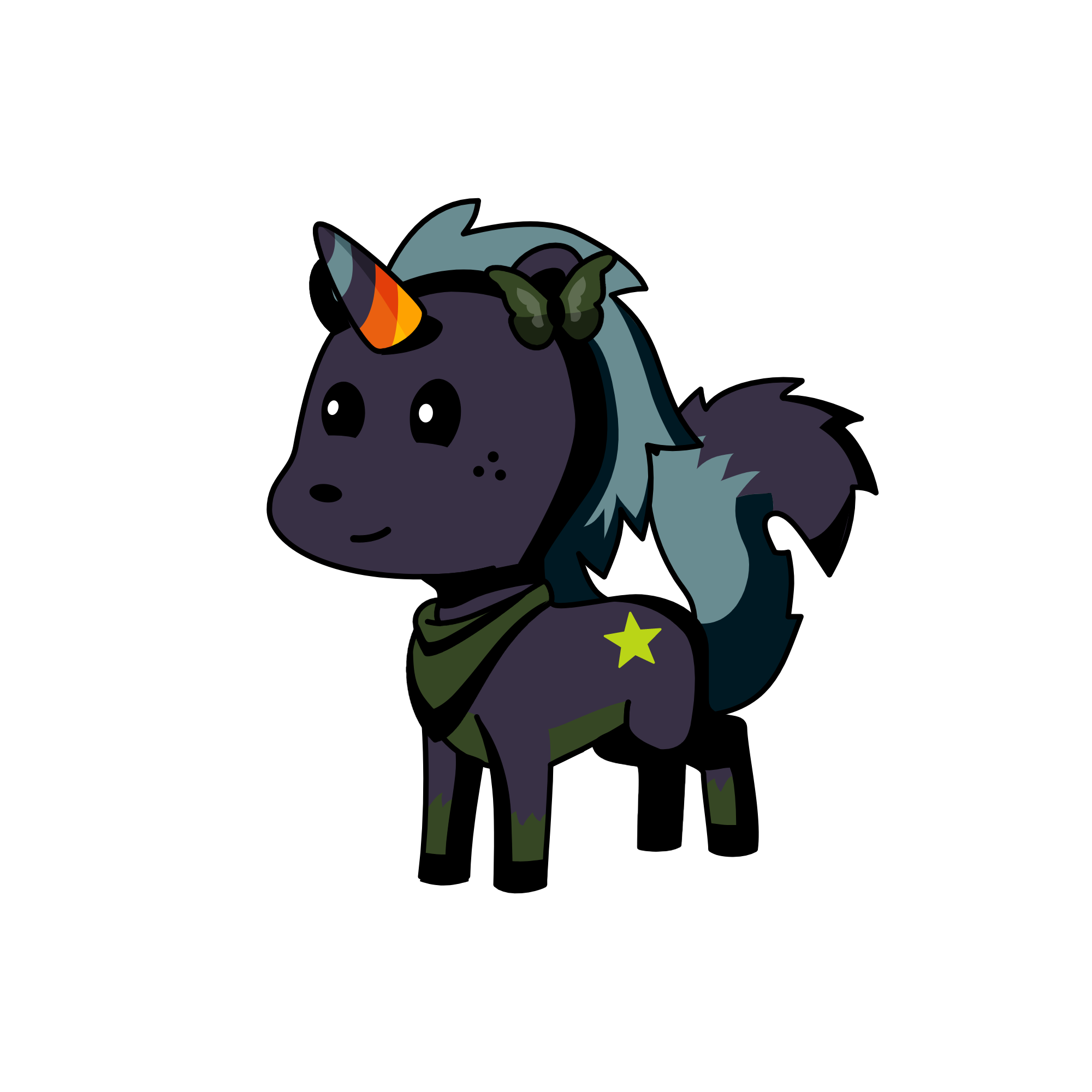 the night, the unicorn