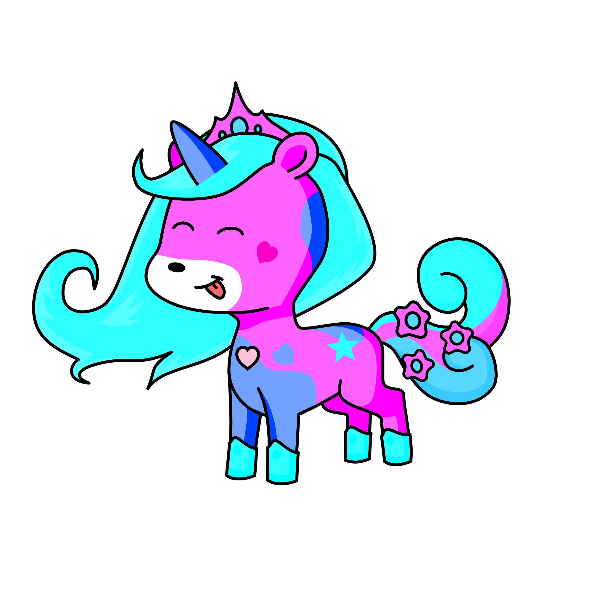 candy queen, the unicorn
