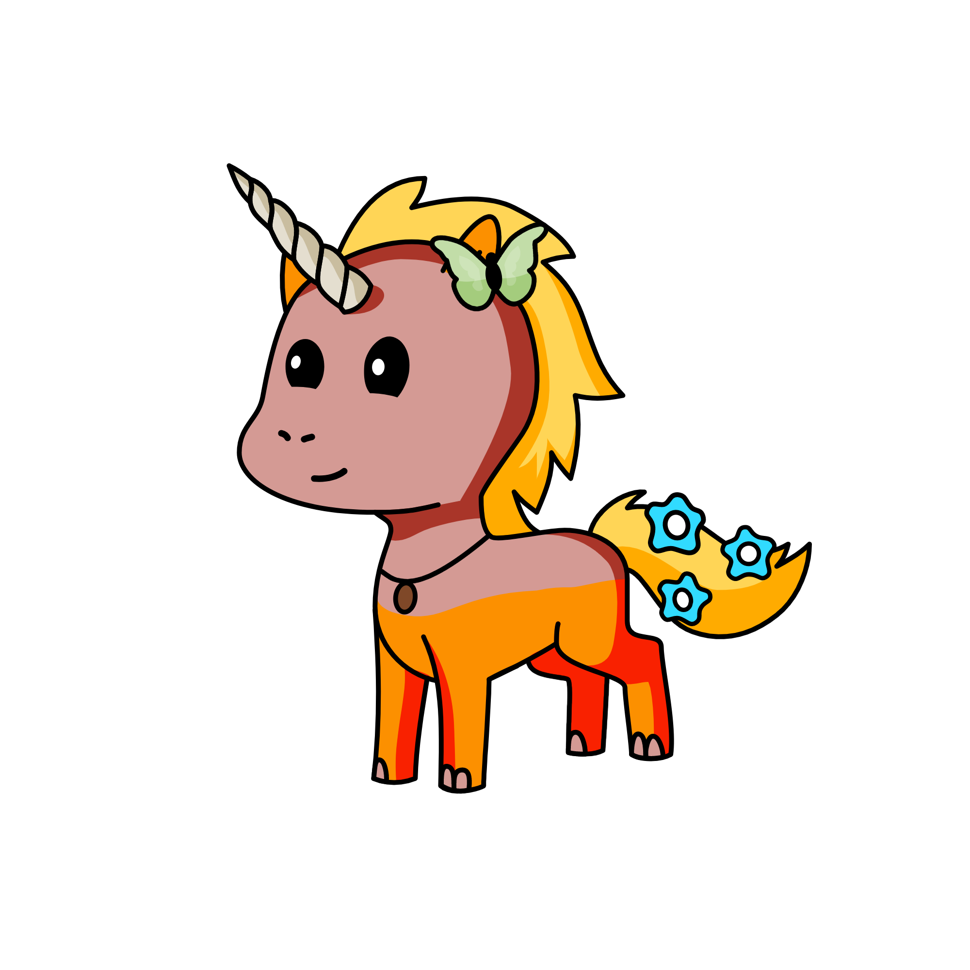 Pocohantas, the unicorn