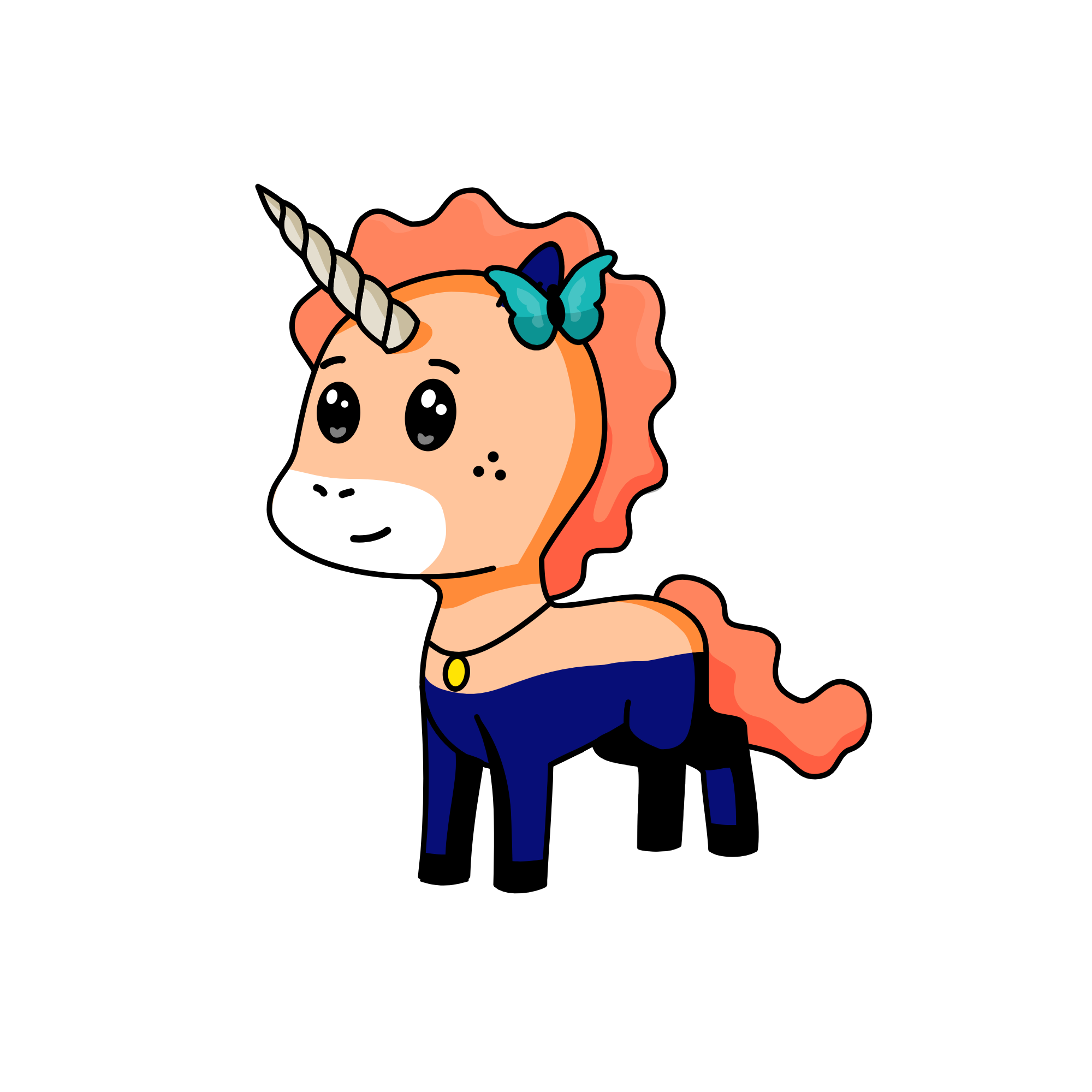 Mereda, the unicorn