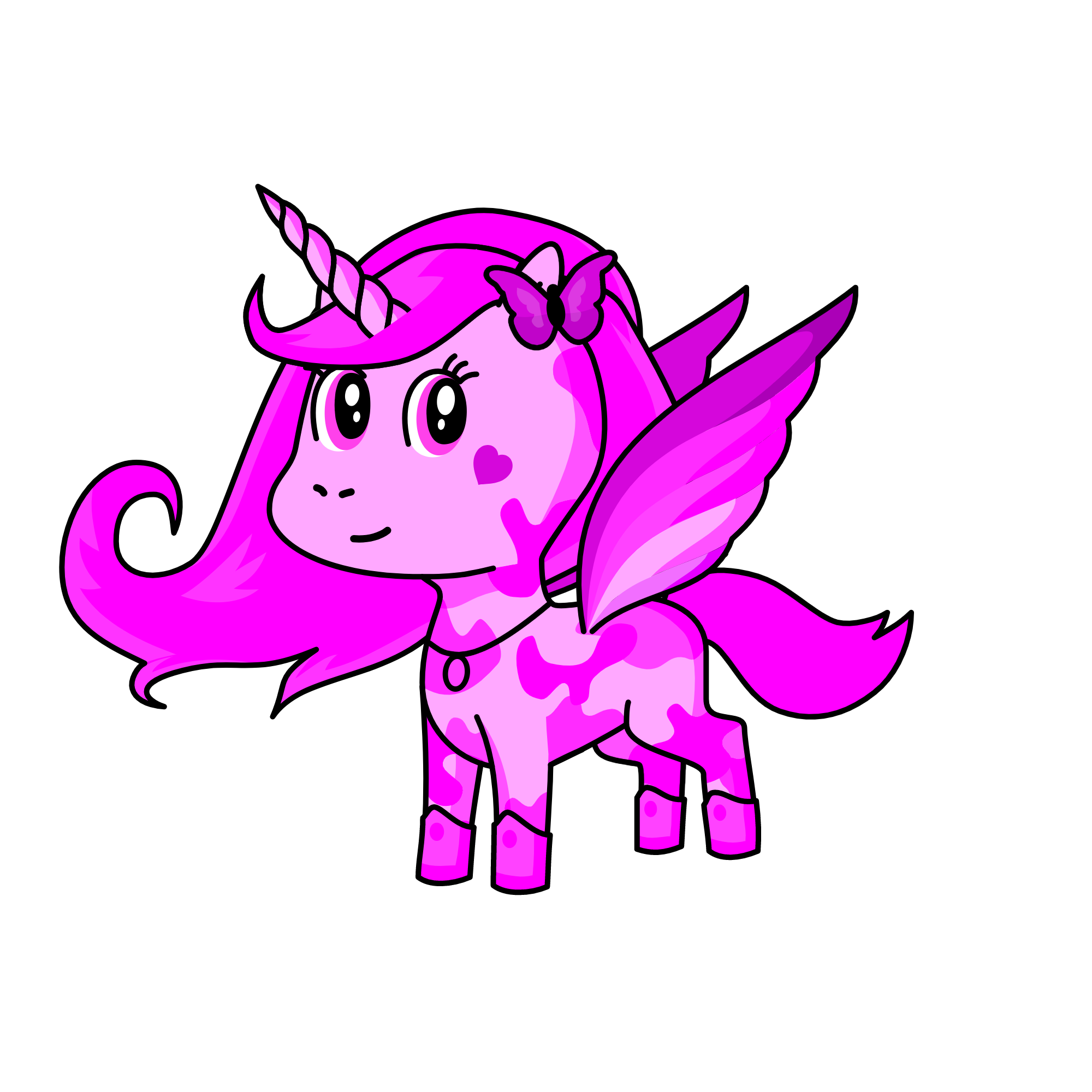 pinky cam, the unicorn