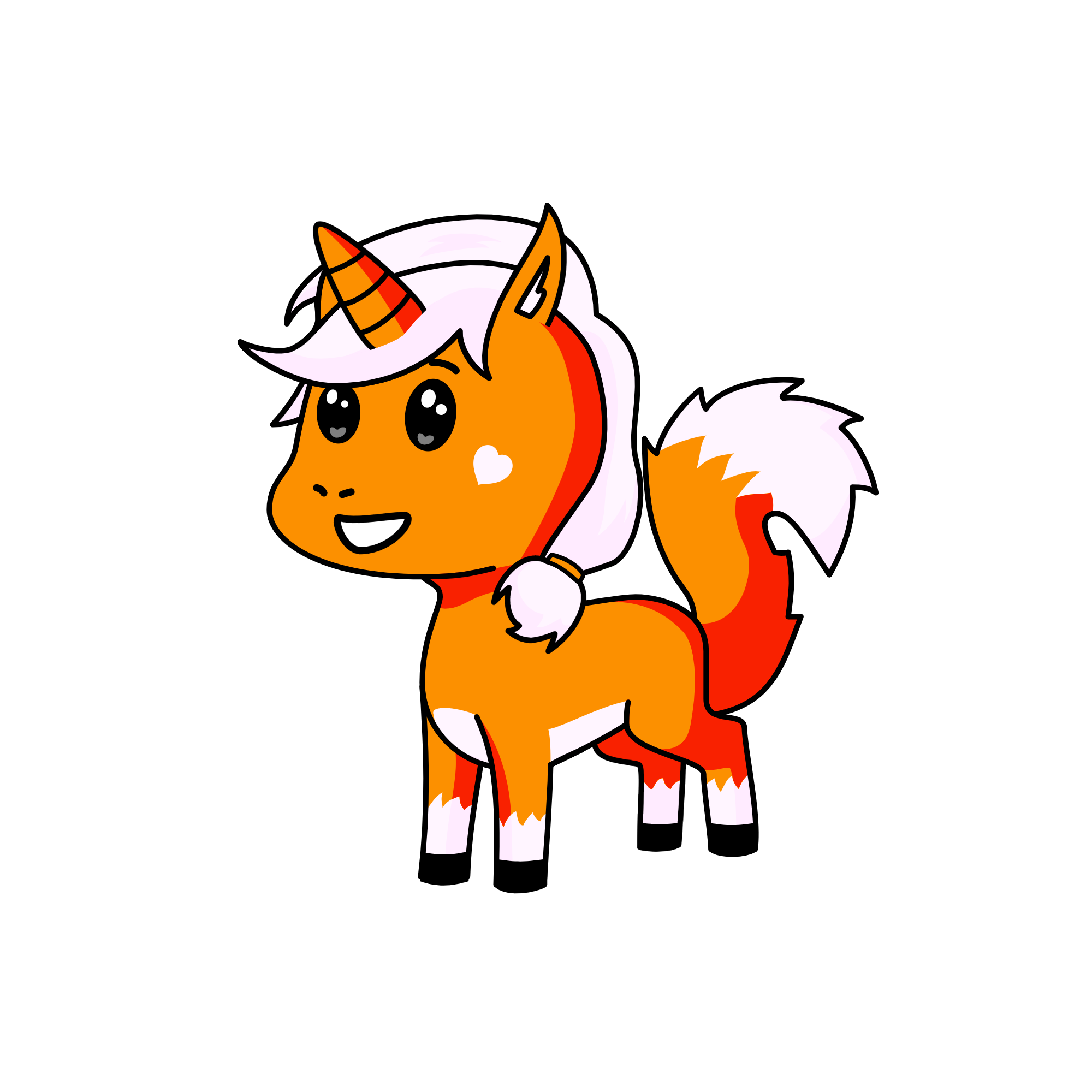 fox, the unicorn