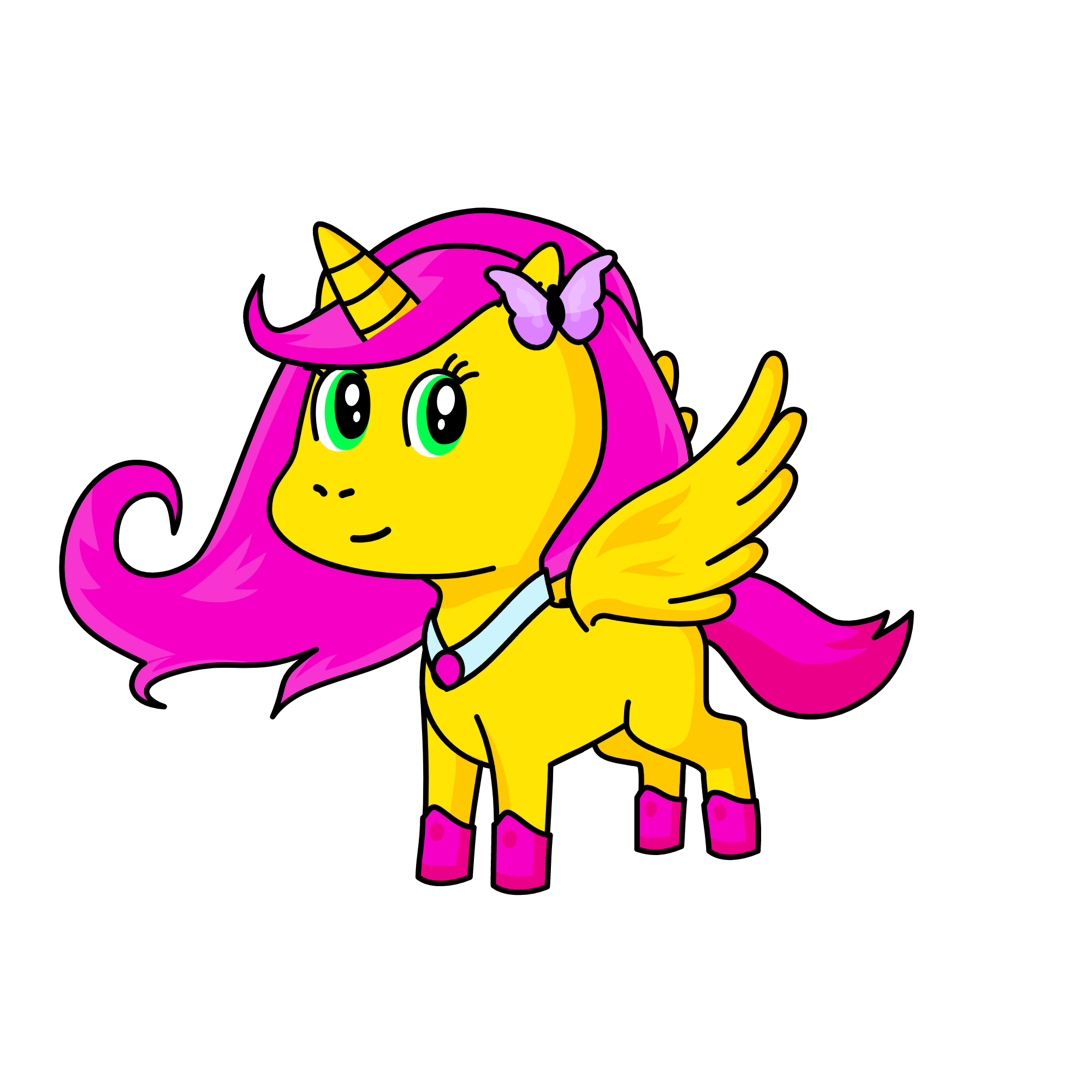 Fluttershy :v, the unicorn