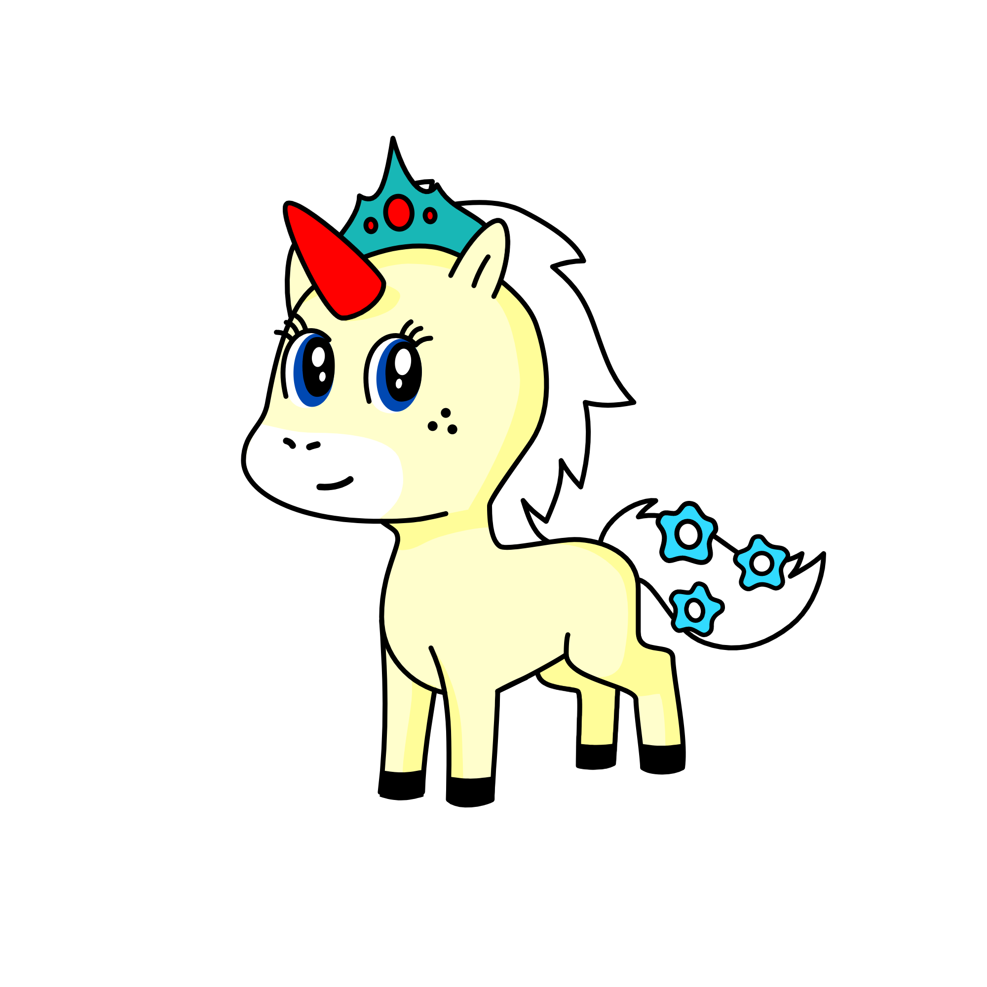 cinderella, the unicorn