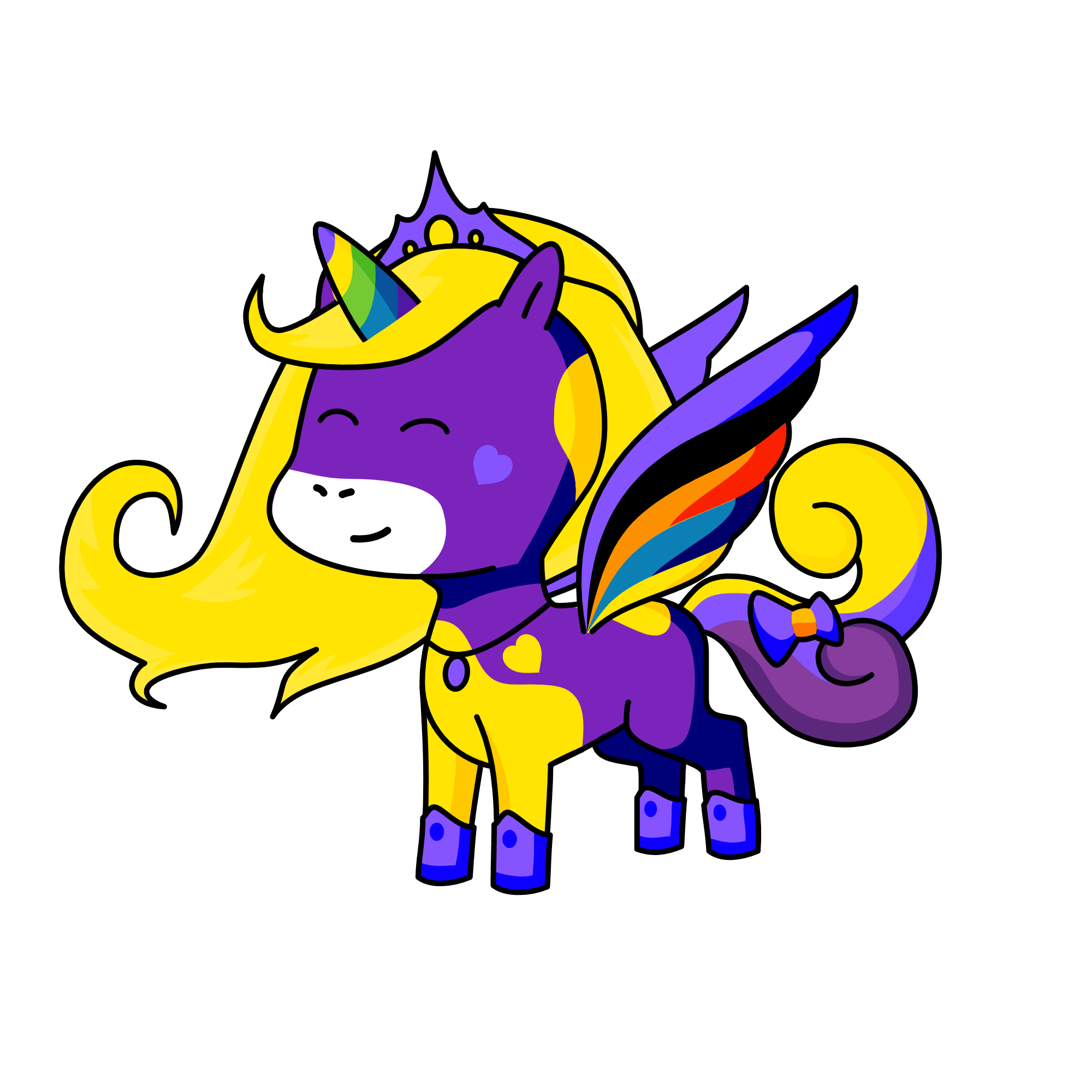 Queen Star, the unicorn
