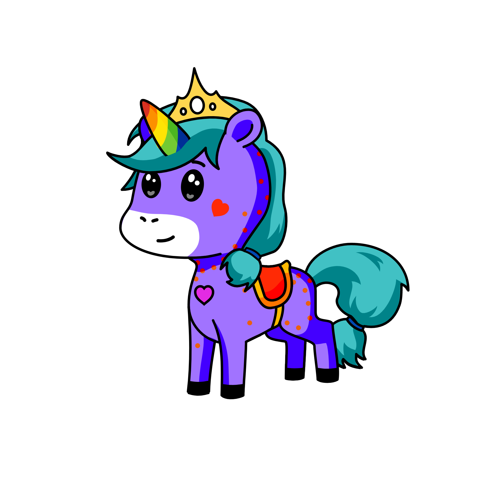 Ginger, the unicorn