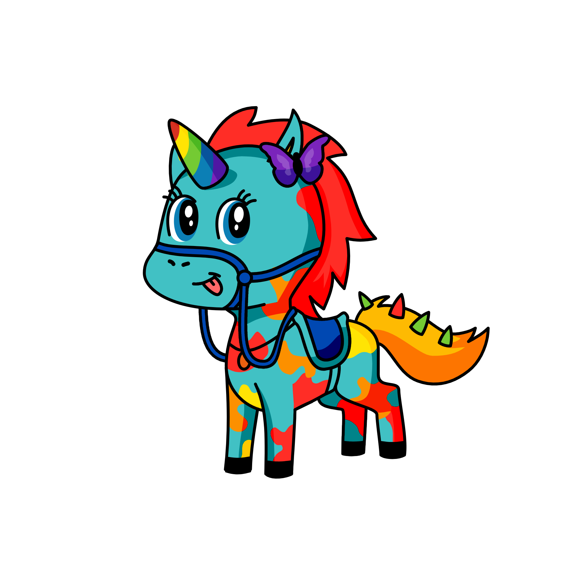 радуга, the unicorn