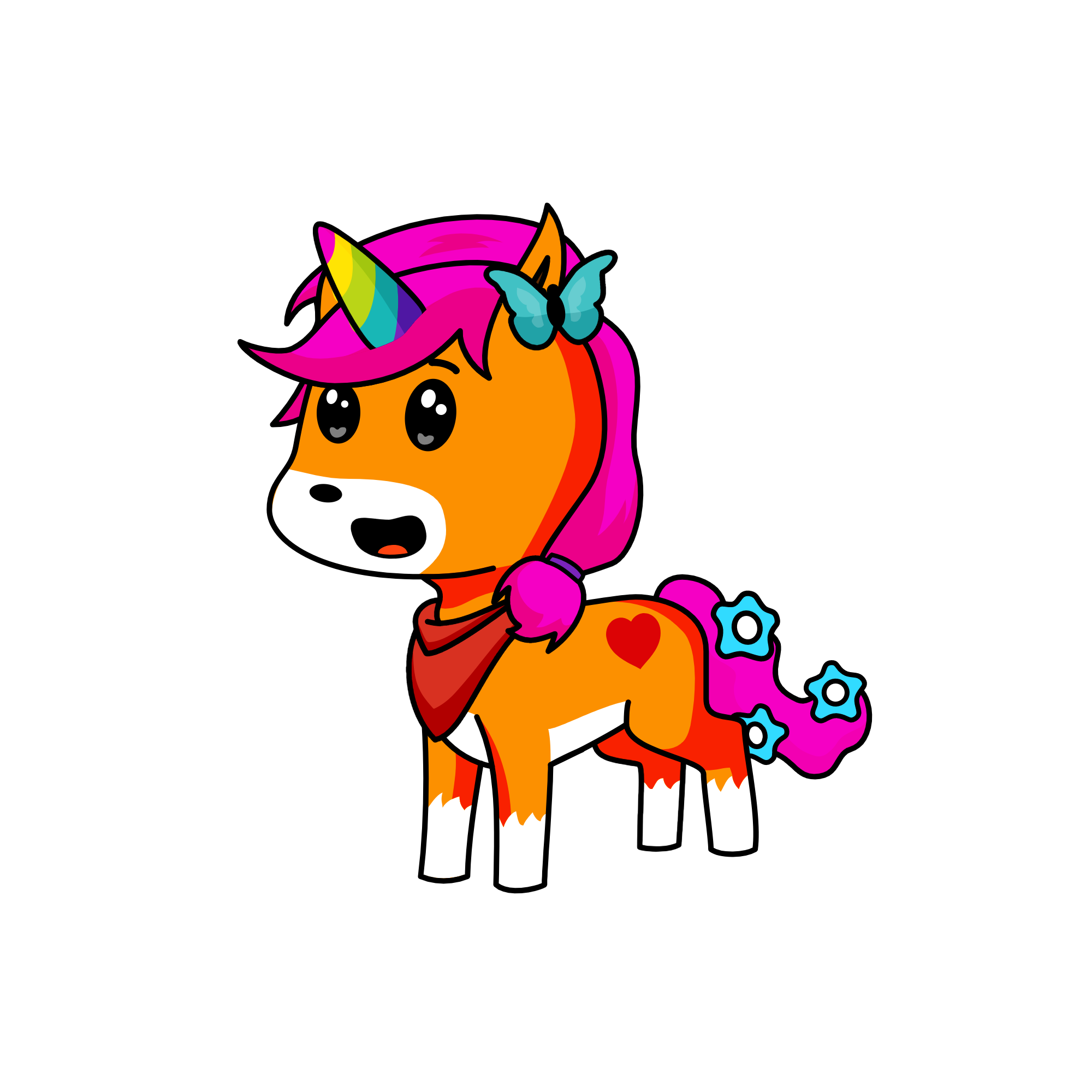 Foxi, the unicorn