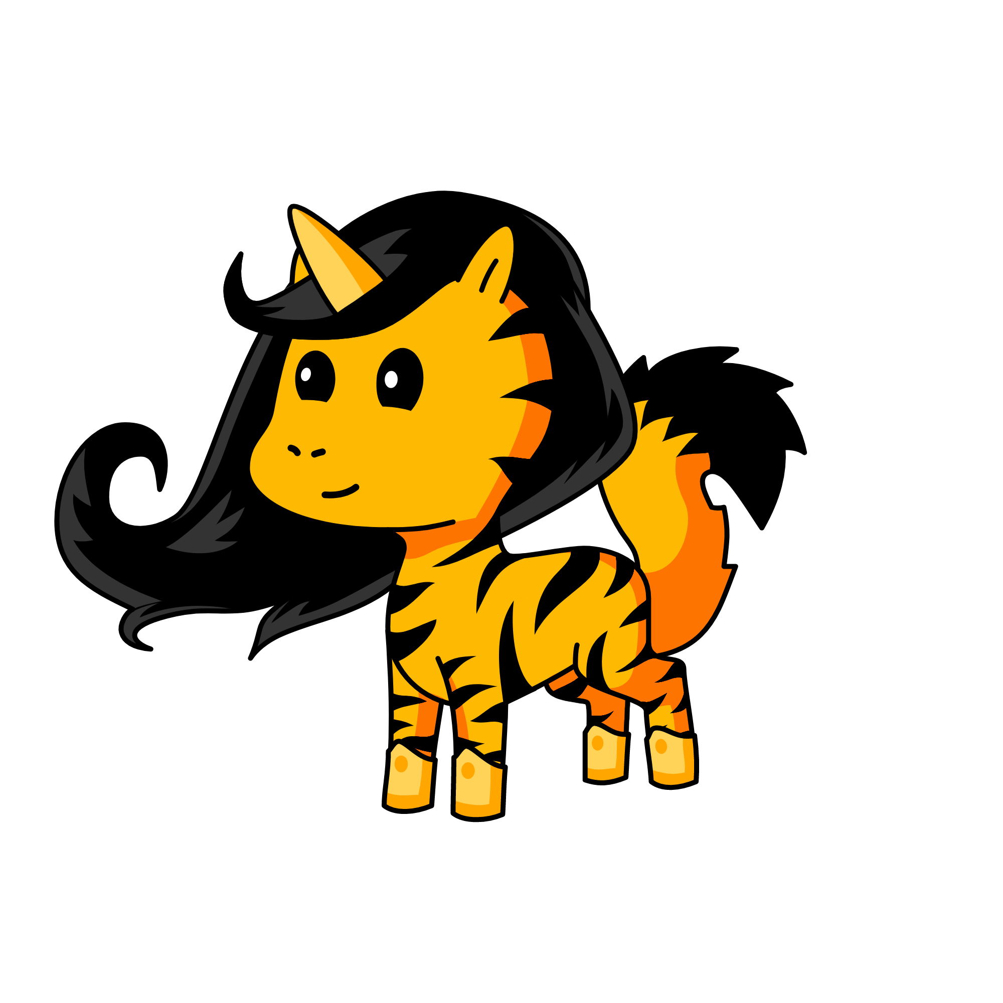 Tigrina, the unicorn