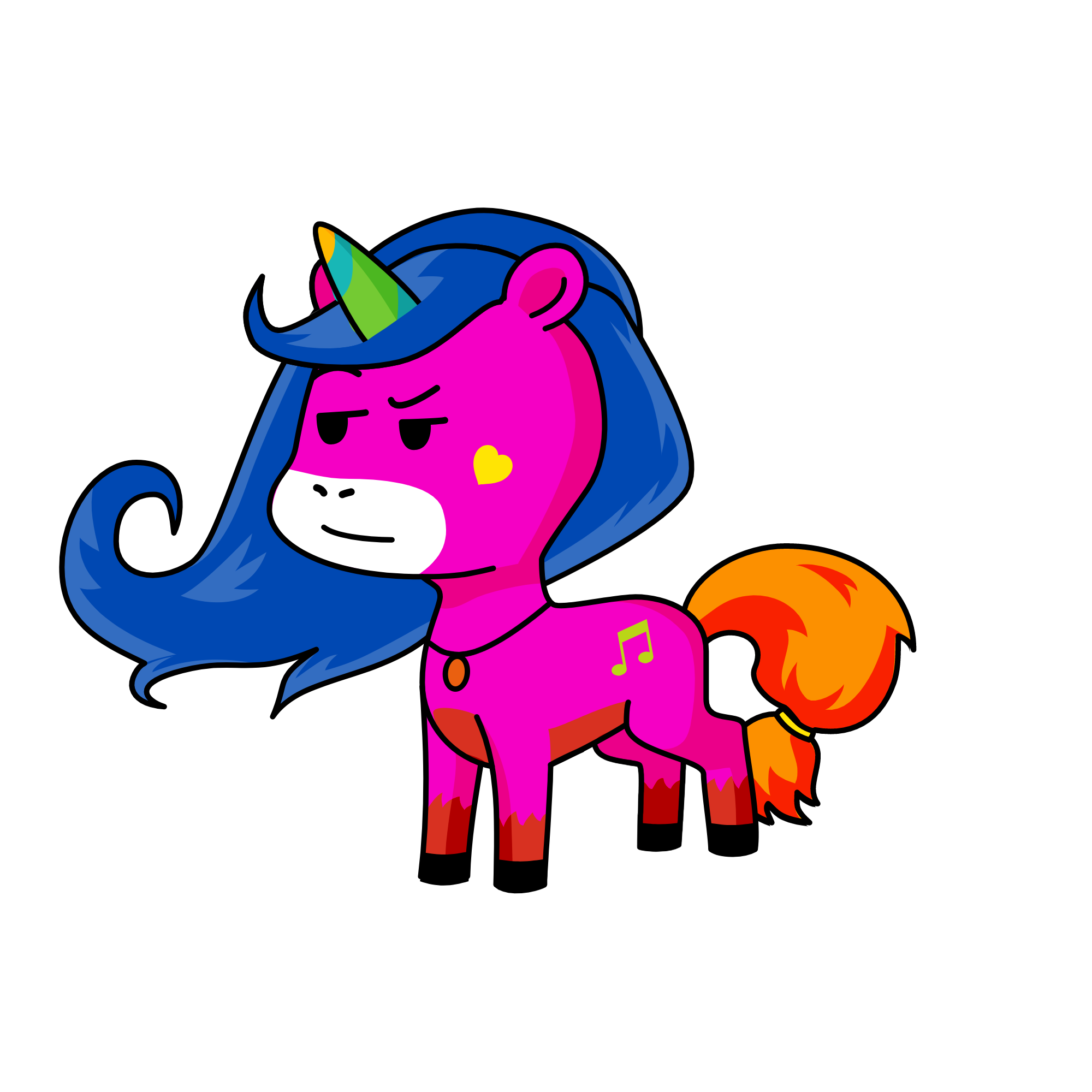 ha ha ha not funny mila, the unicorn