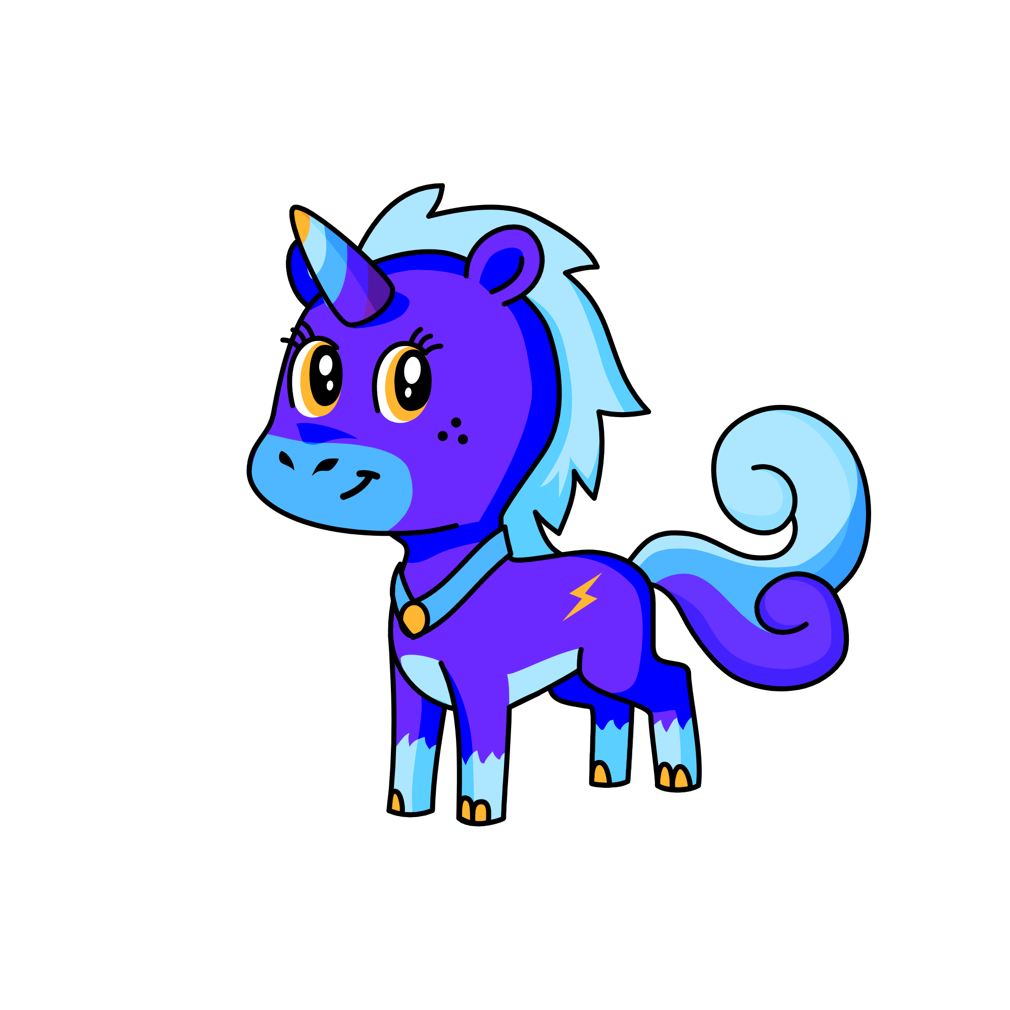 Whirl, the unicorn