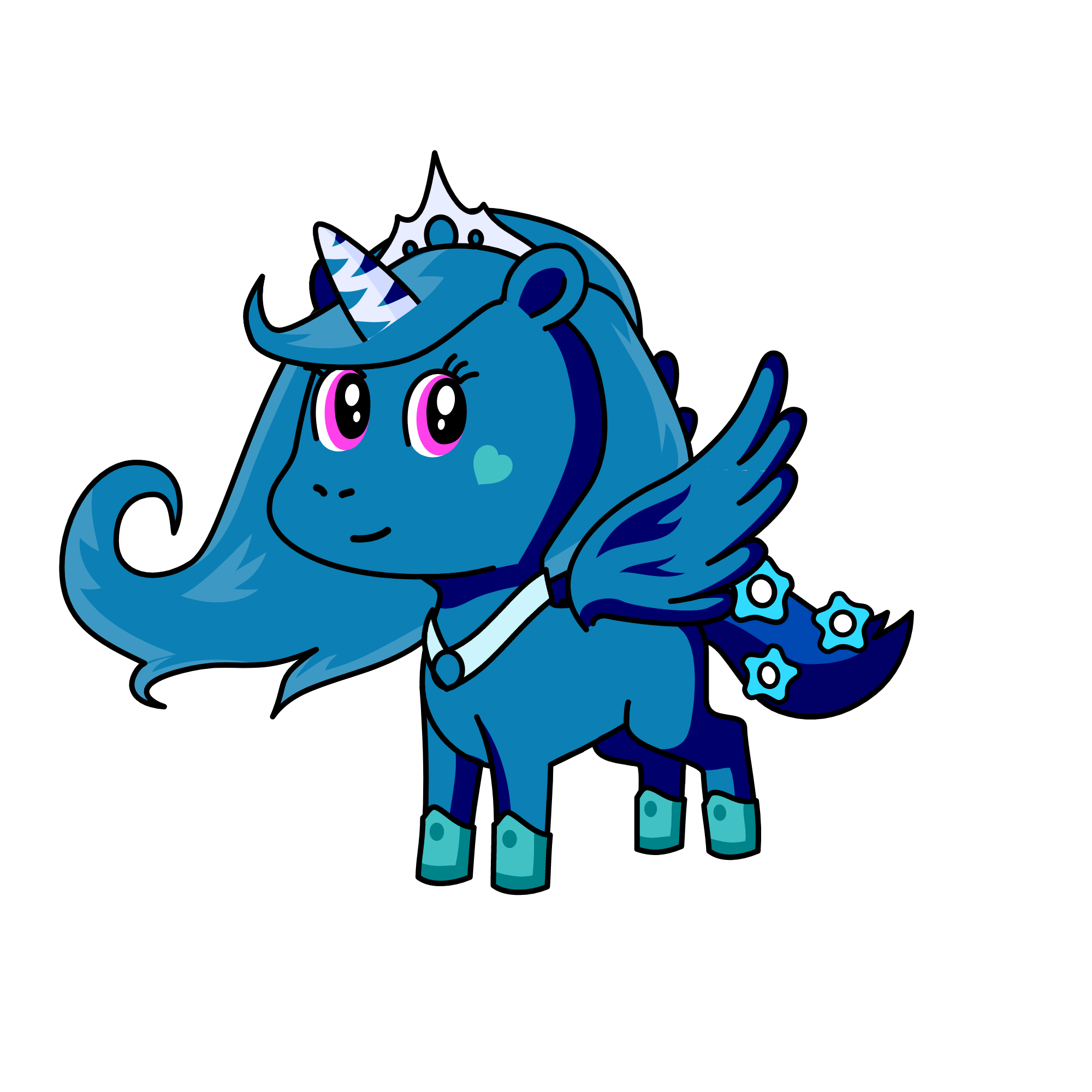 icy, the unicorn
