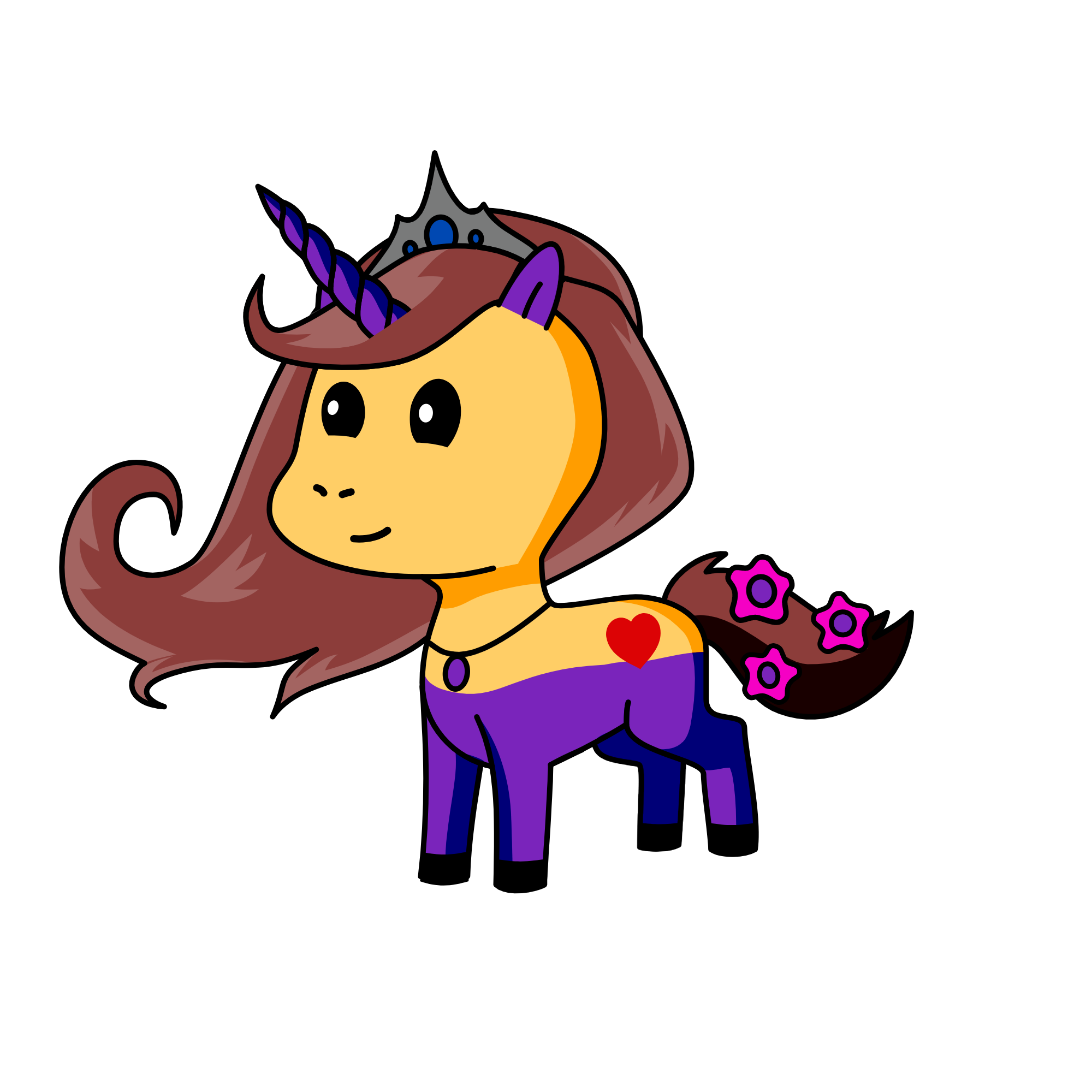 Sofia the First, the unicorn