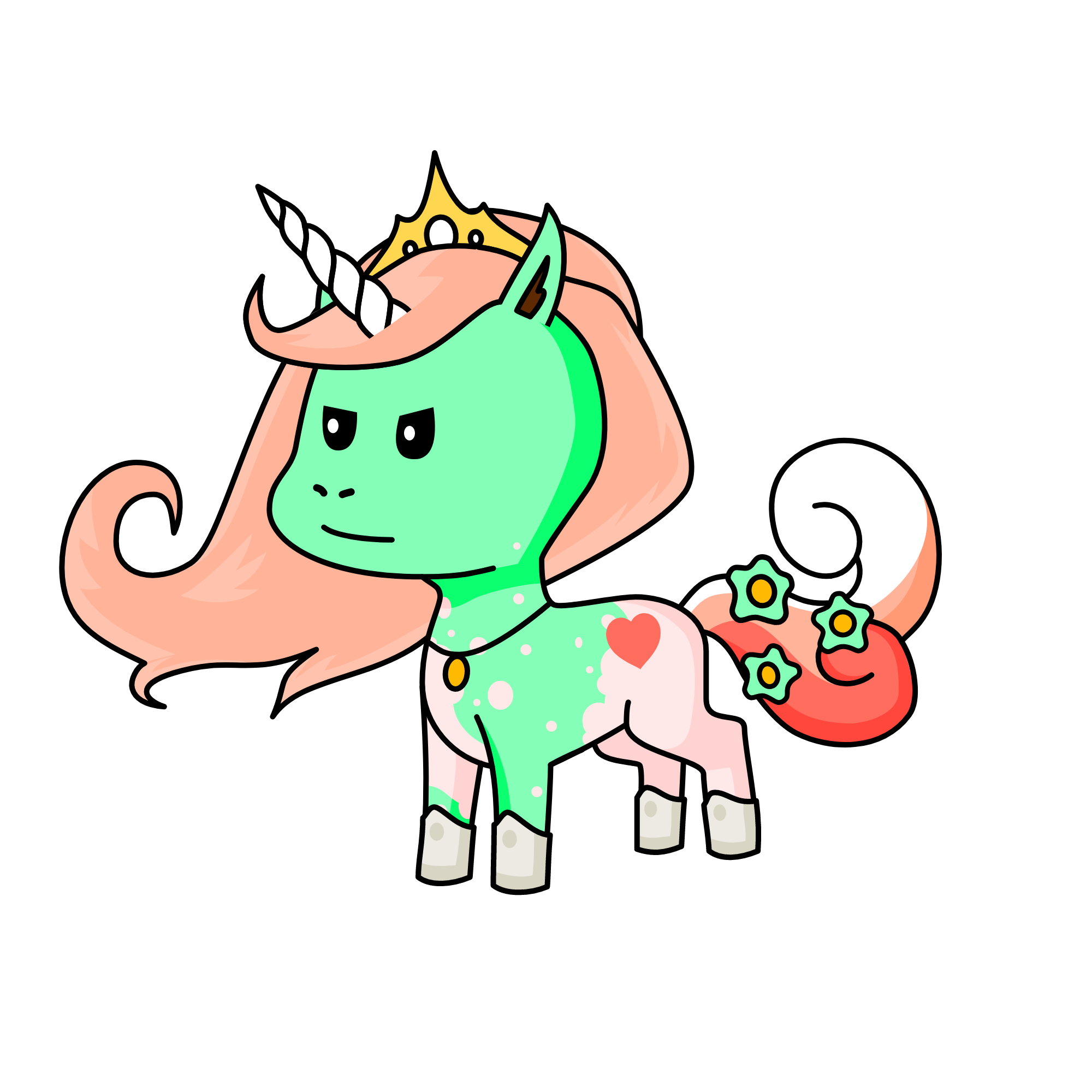Volcrono the Overlord, the unicorn