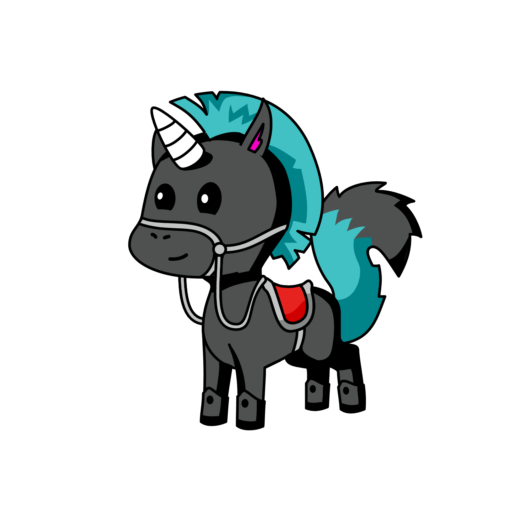 Silvershine, the unicorn
