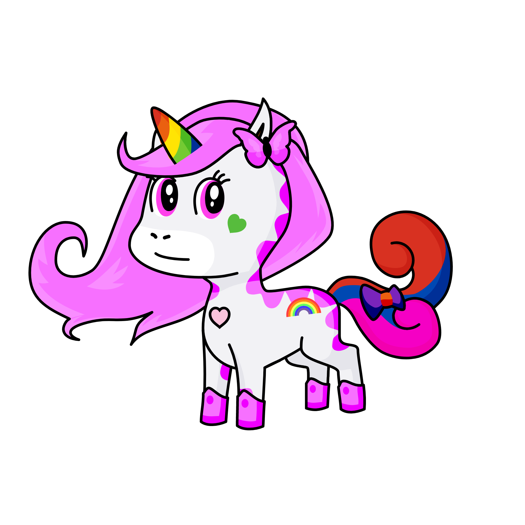 Vedi, the unicorn
