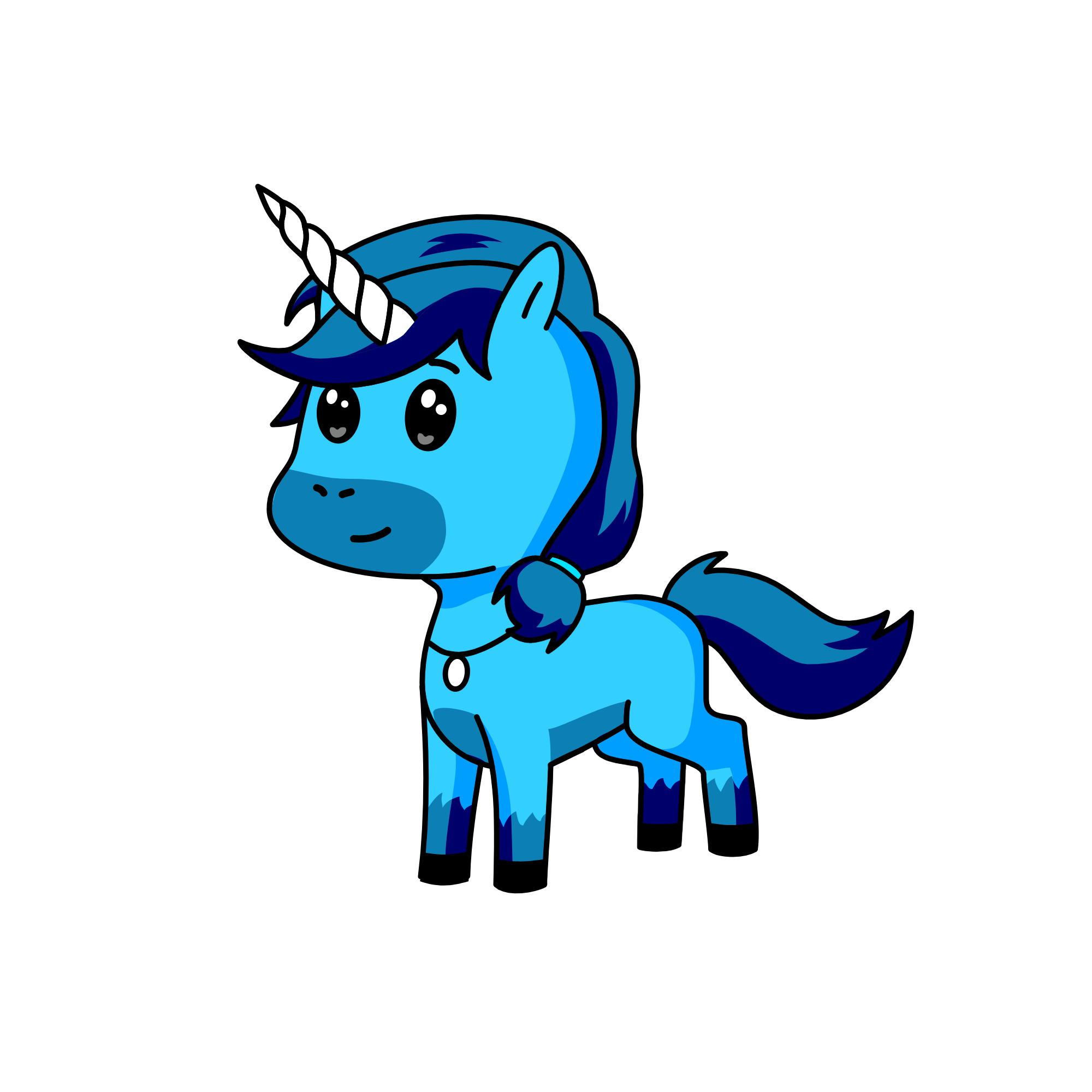 Winter, the unicorn