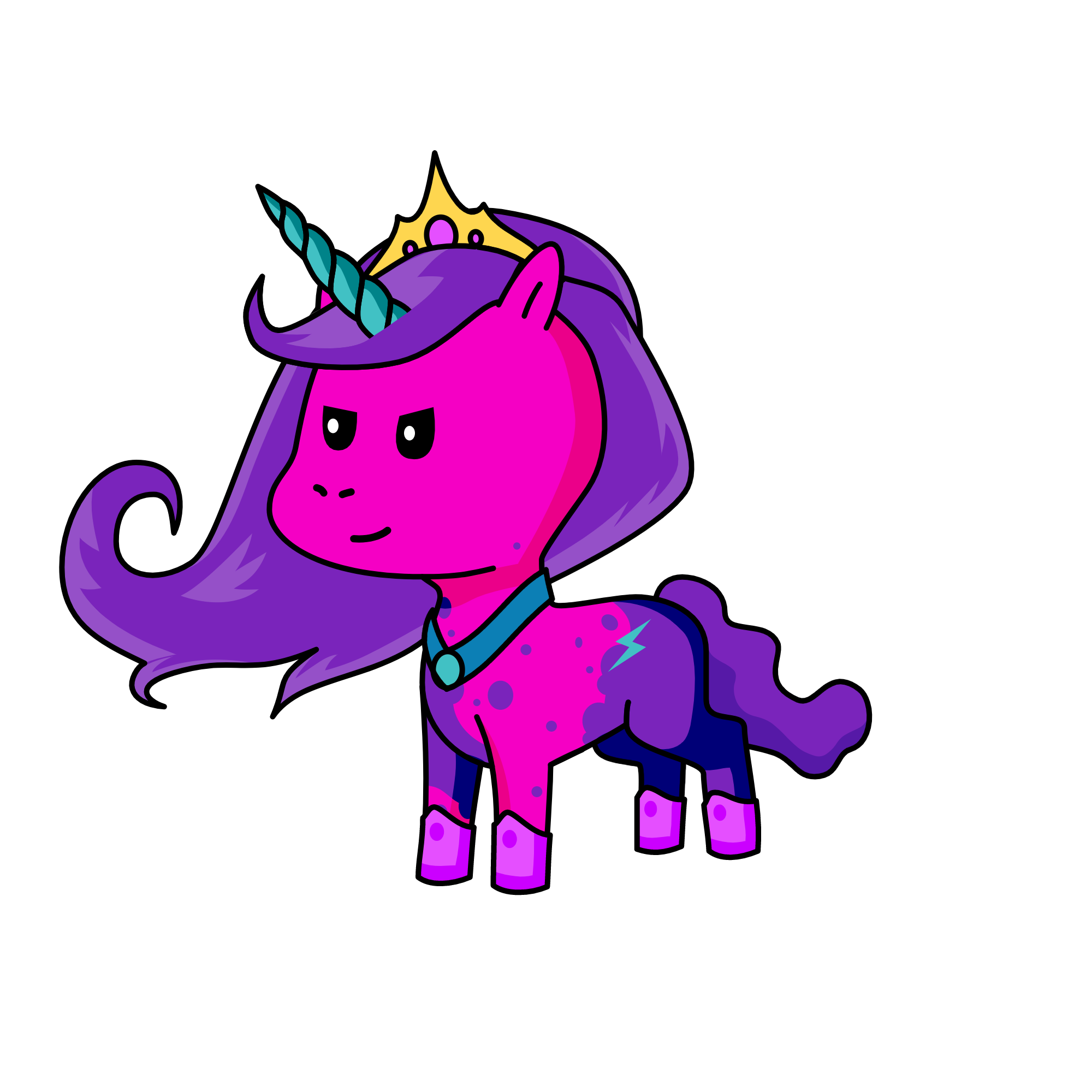 Twilight Dove, the unicorn