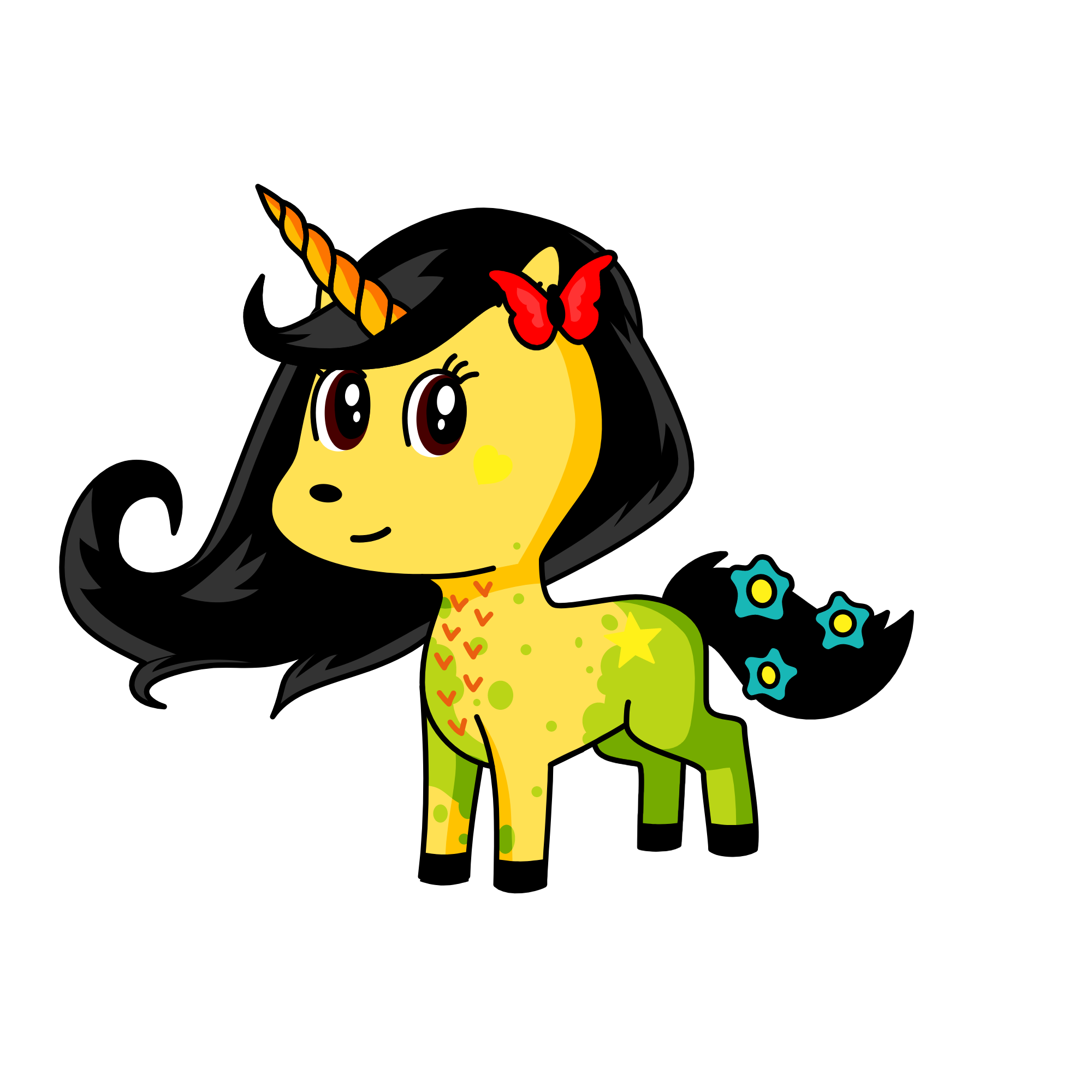 chinese girl, the unicorn