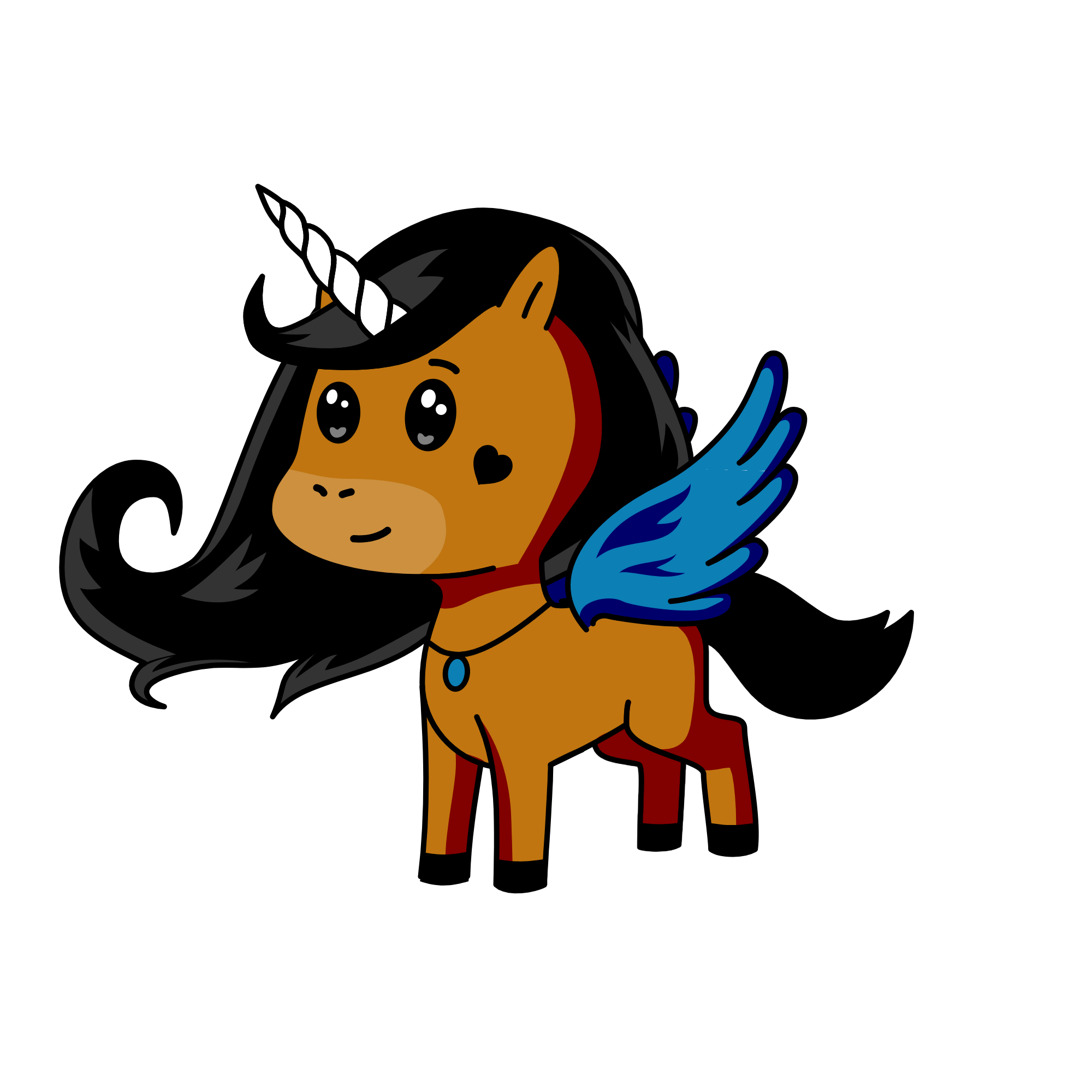 winter, the unicorn