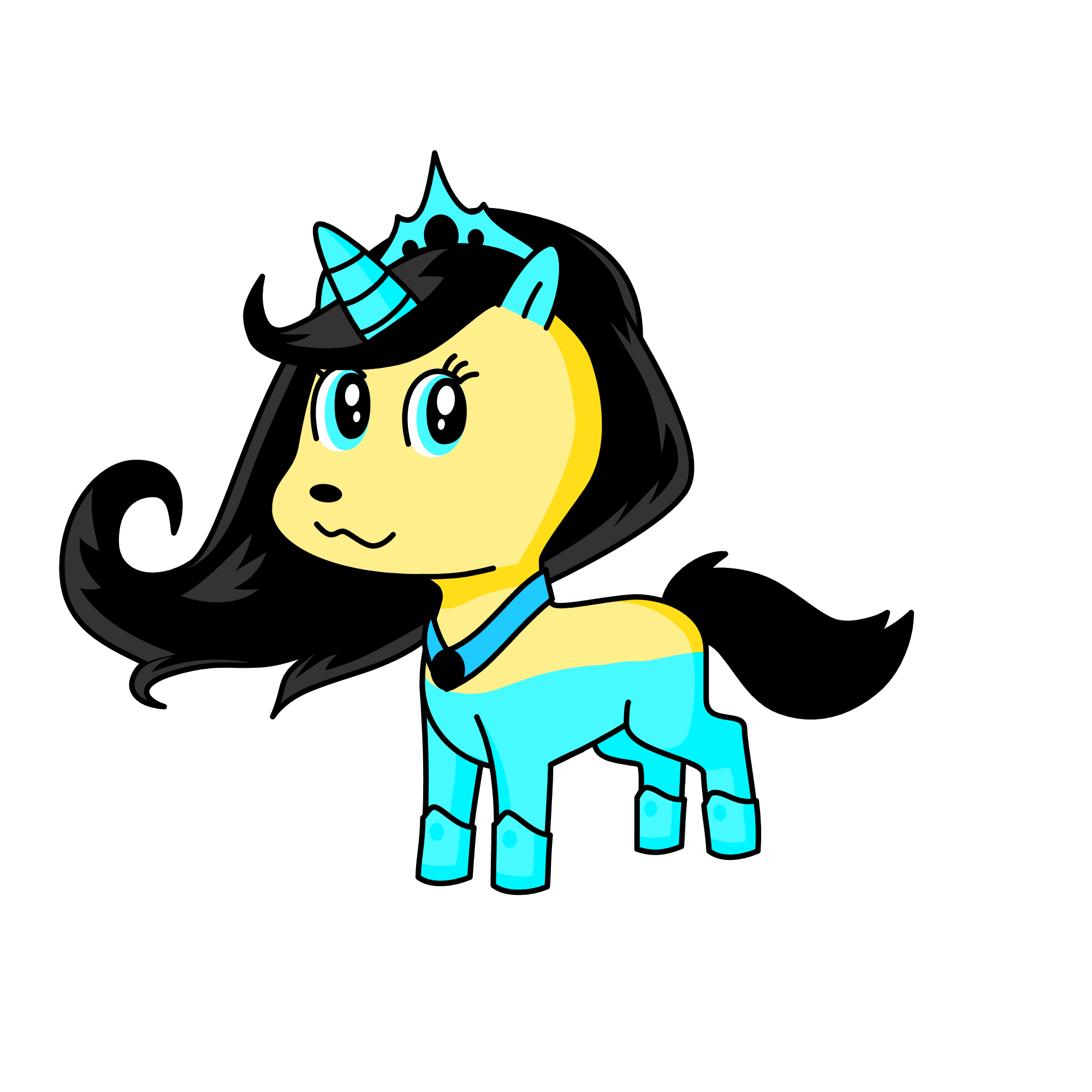 princsess jasmind, the unicorn