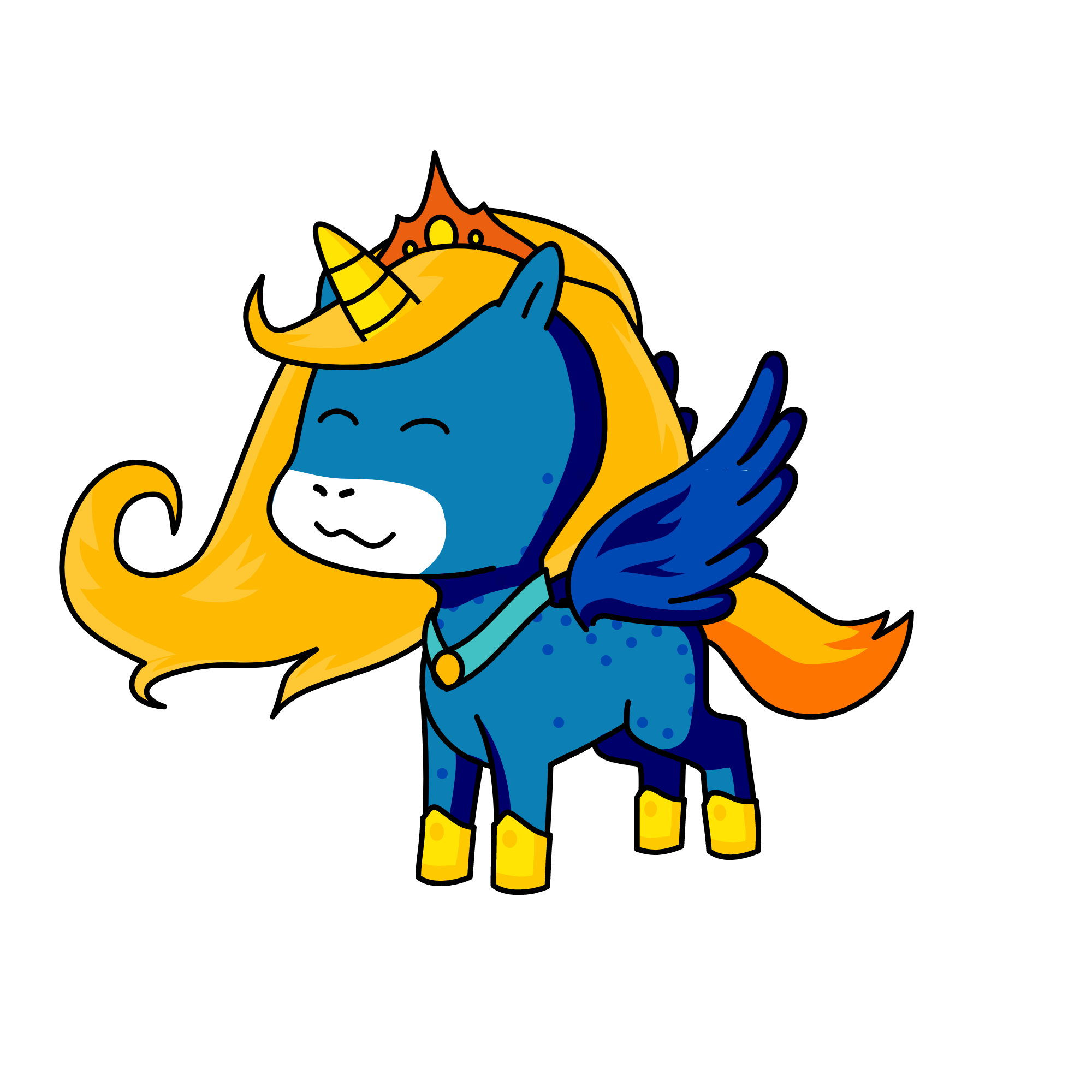 princesa luna, the unicorn