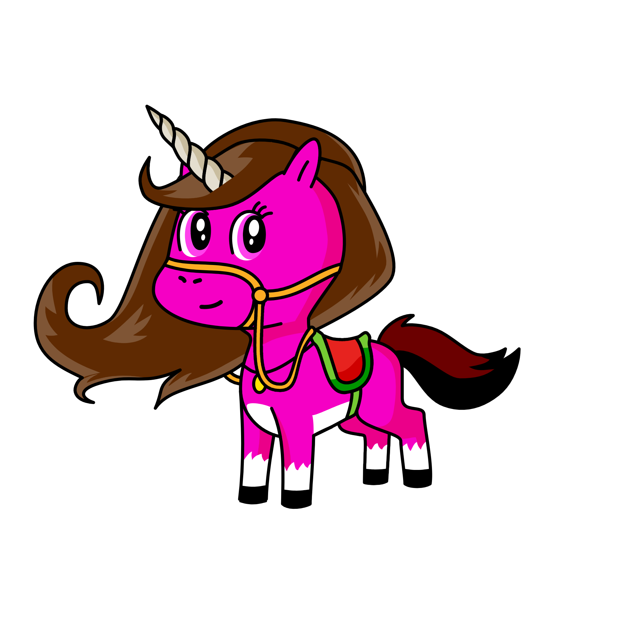 pinky, the unicorn